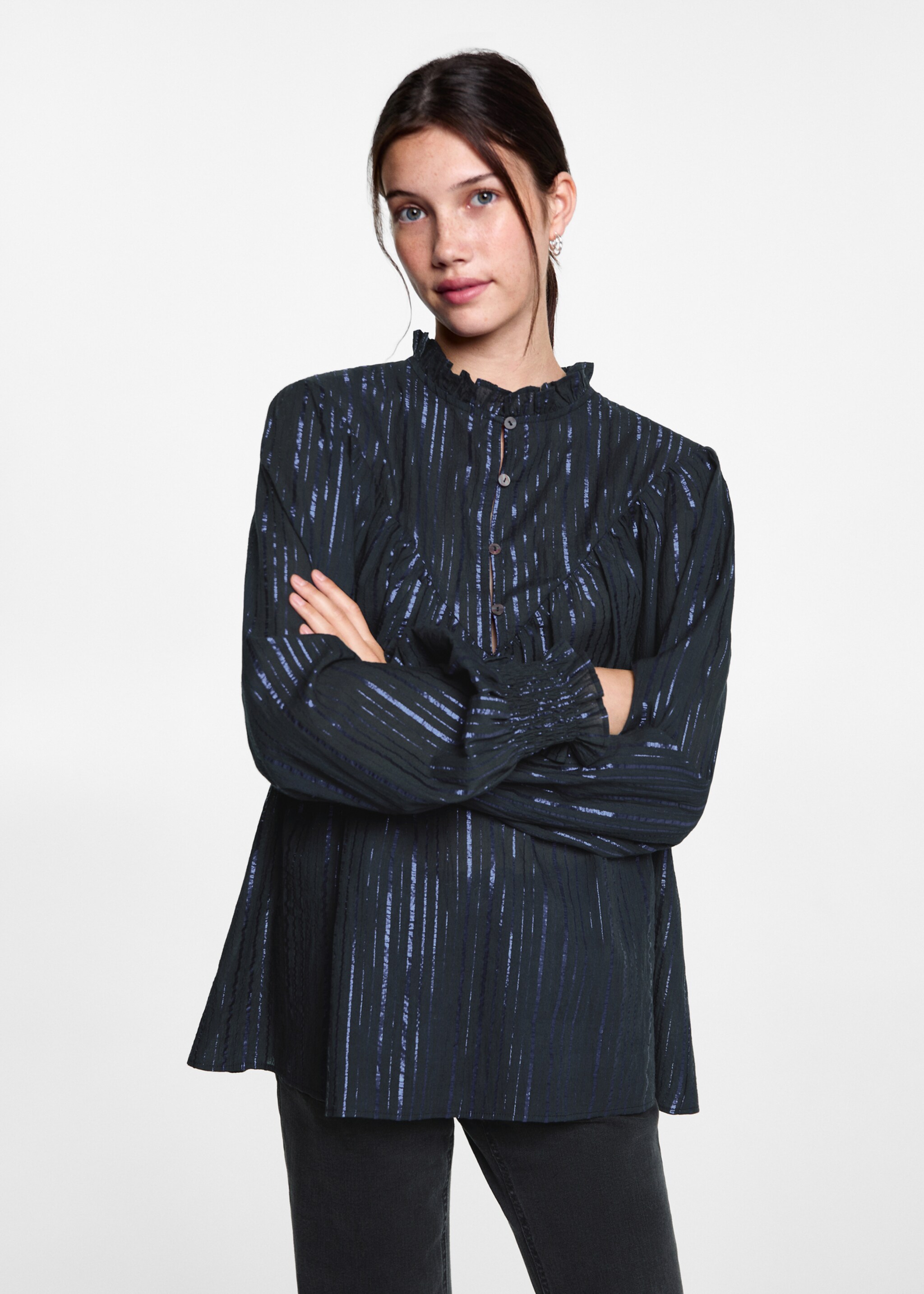 Brusa lúrex ratlles - Pla mig, Vi. Ref: 77037675-00.