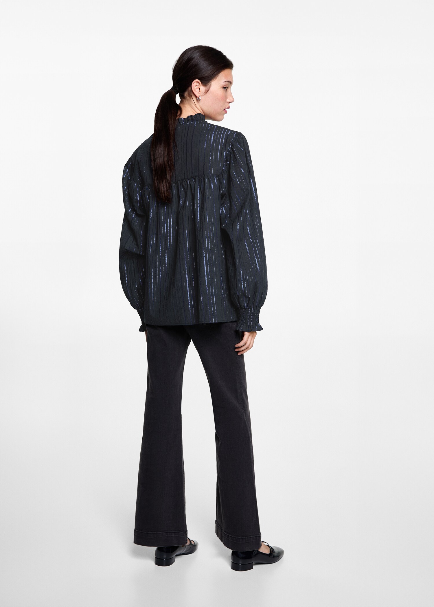 Brusa lúrex ratlles - Revers de l'article