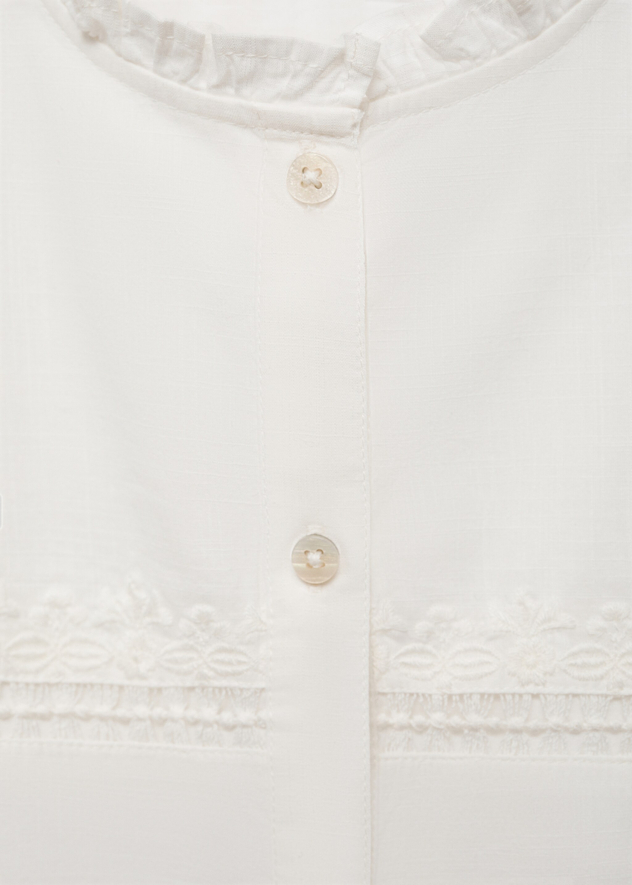 Embroidered details blouse - Details of the article 8