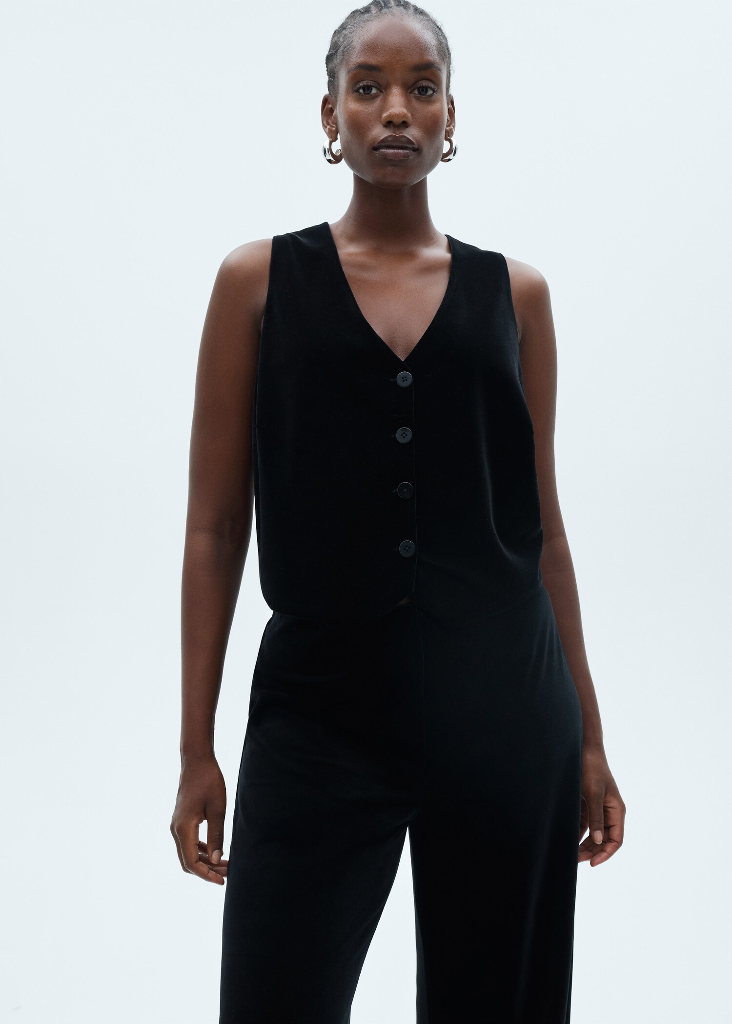 Wideleg-Samthose - Detail des Artikels 5