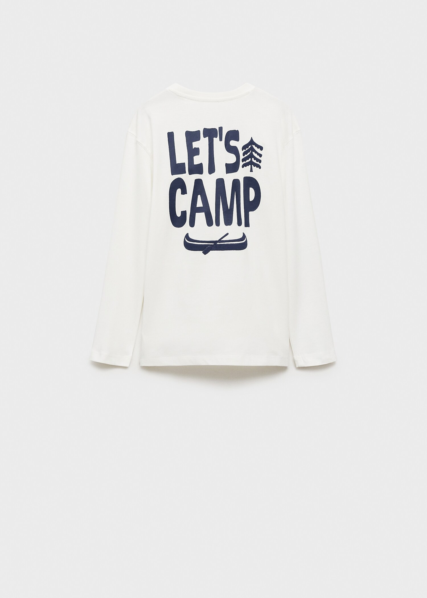 Printed cotton-blend t-shirt - Reverse of the article