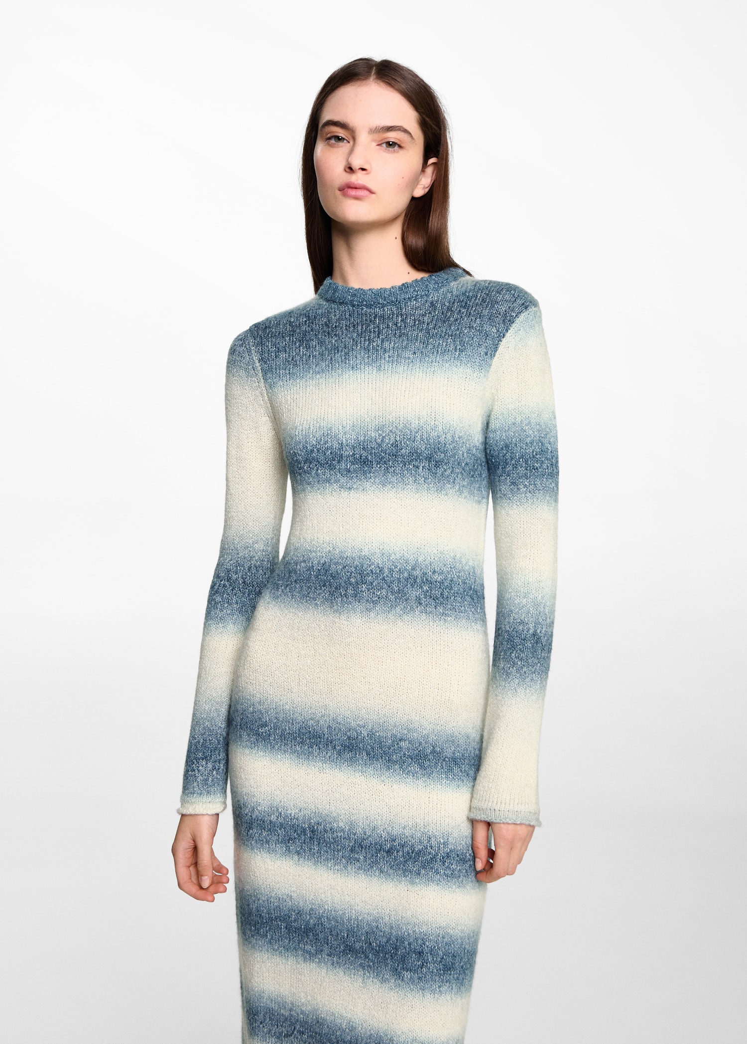 Vestido punto rayas Chica MANGO OUTLET España (Península y