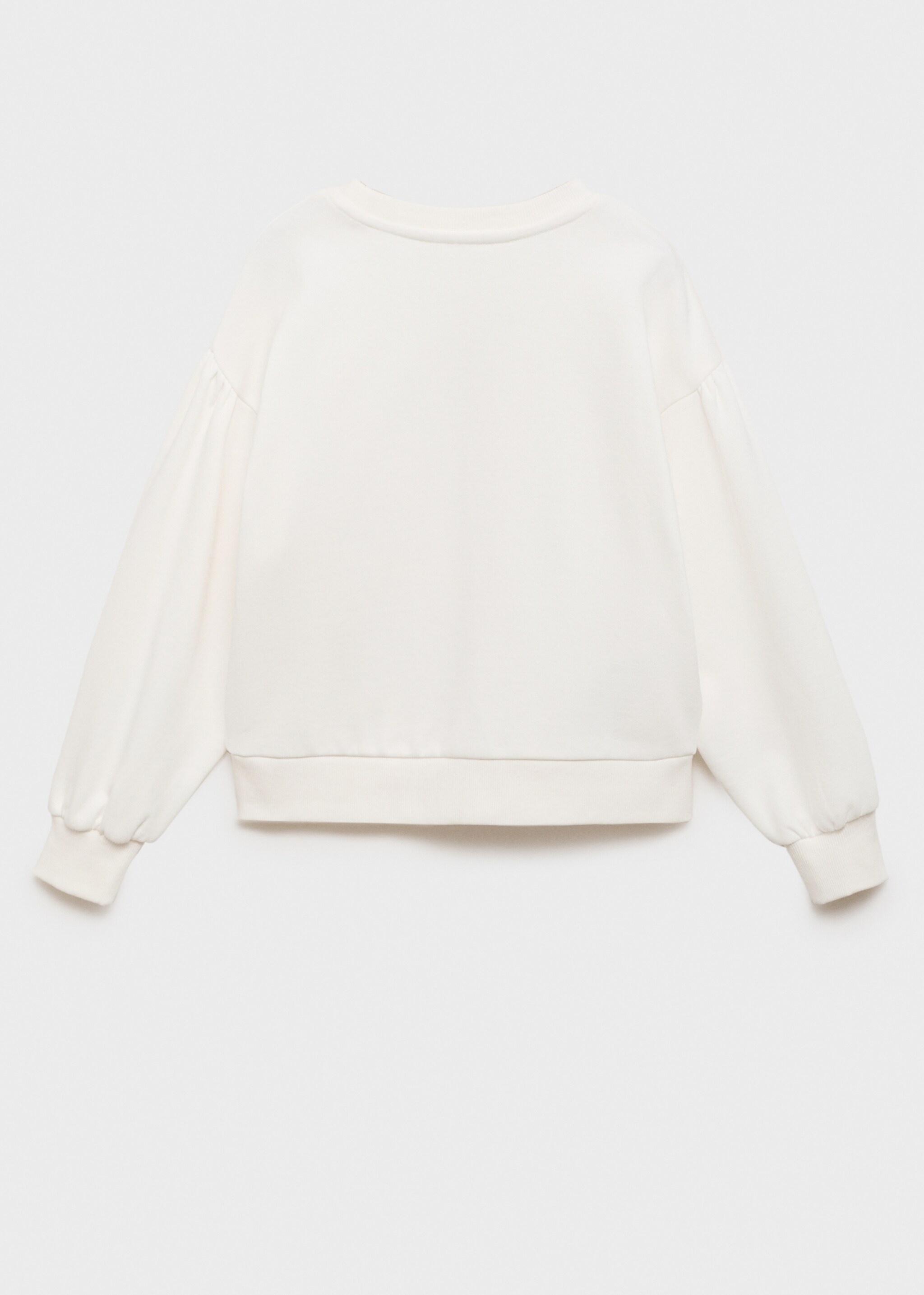Dessuadora detall granadures - Revers de l'article, Blanc trencat. Ref: 77037700-00.