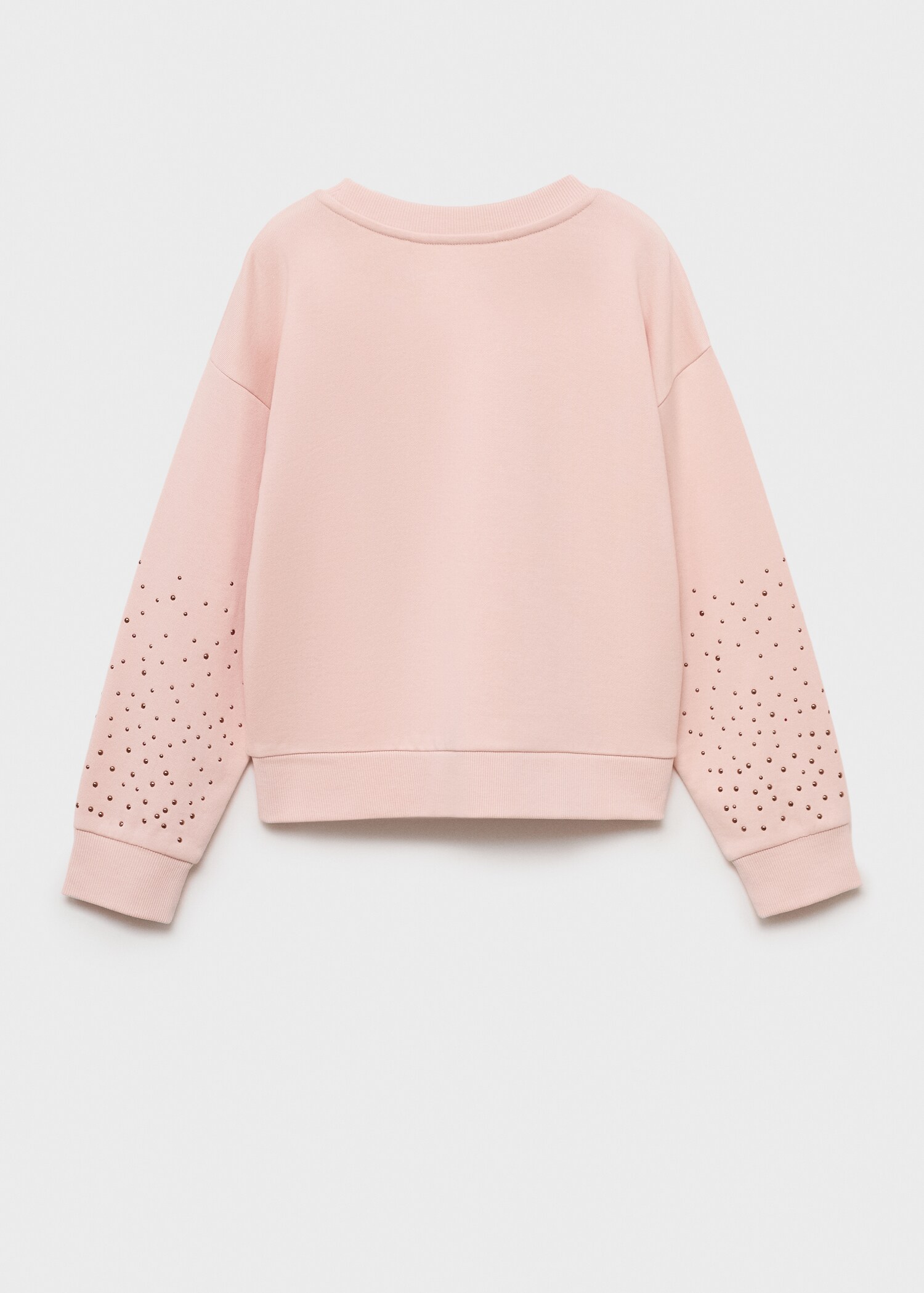 Sweatshirt mit Perlenbesatz - Rückseite des Artikels