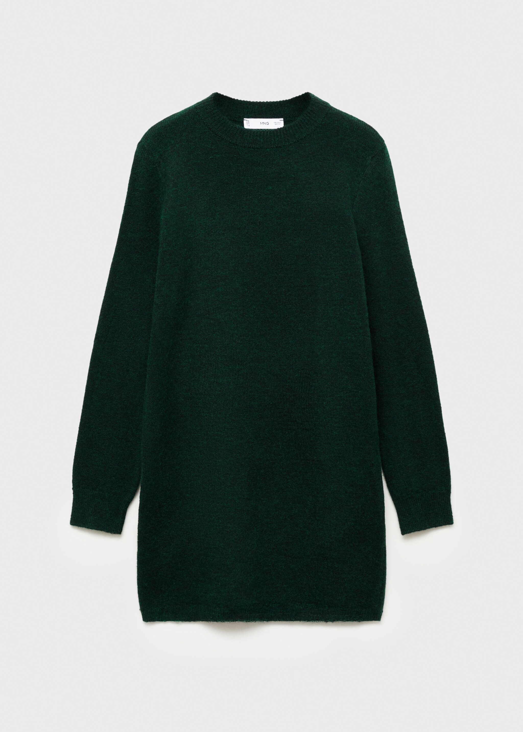 Gestricktes Shiftkleid - Artikel ohne Model, Grün. Ref: 77037709-00.