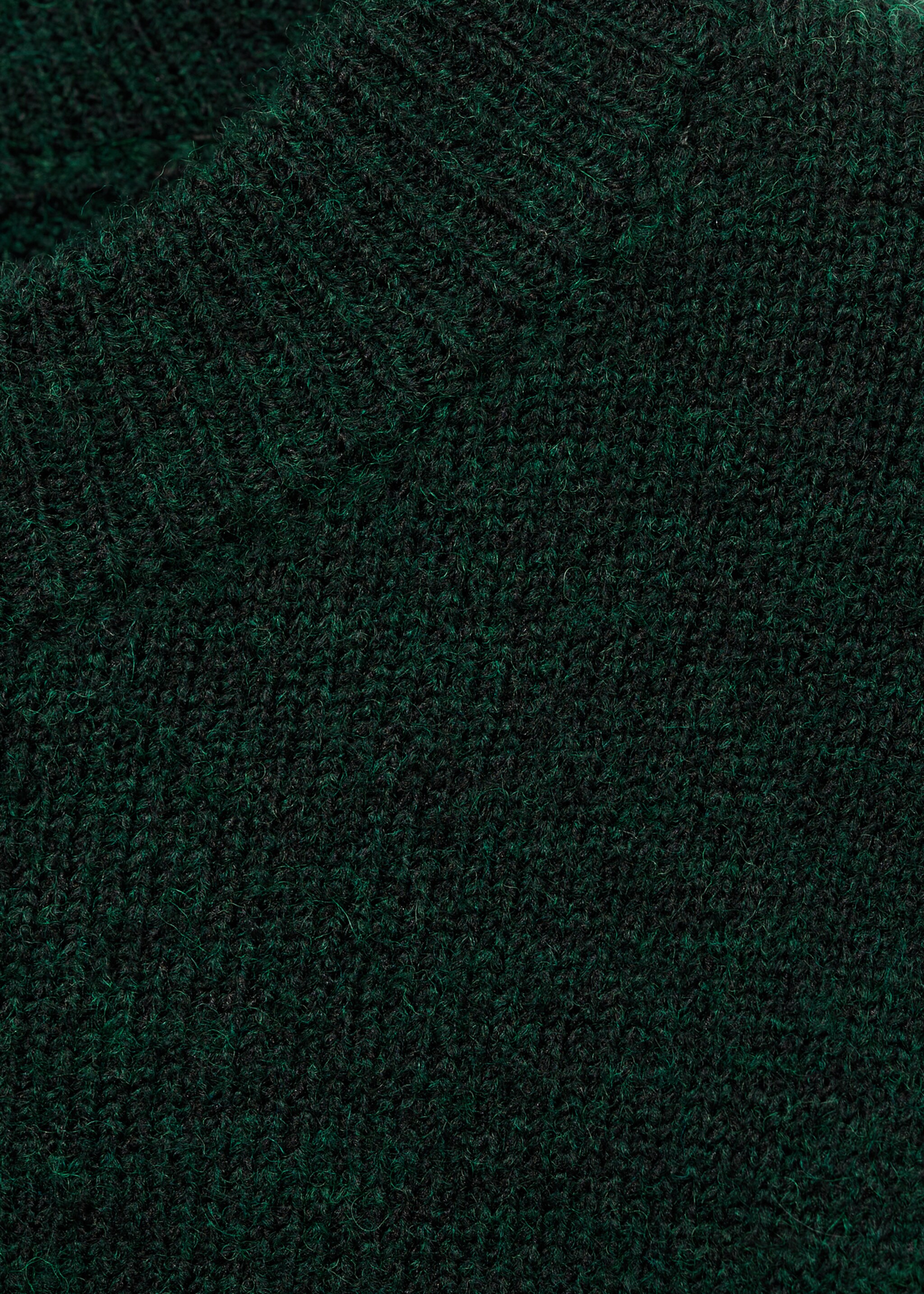 Gestricktes Shiftkleid - Detail des Artikels 8, Grün. Ref: 77037709-00.