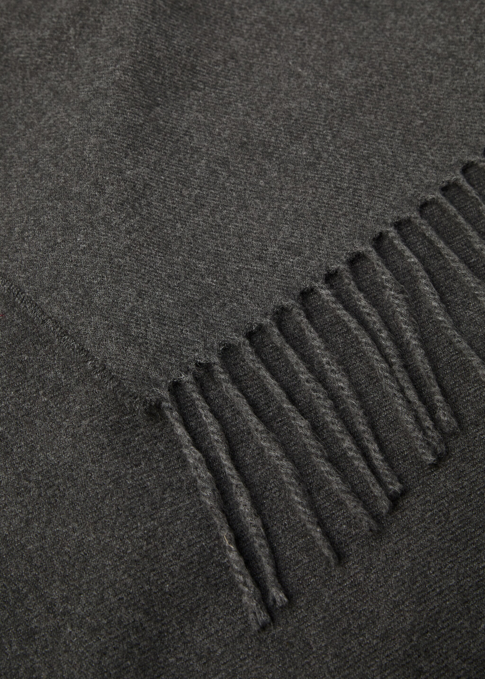 Κουβέρτα απαλή κρόσσια 160x240εκ - Λεπτομέρεια του προϊόντος 2, Γκρι. Ref: 77037711-00.