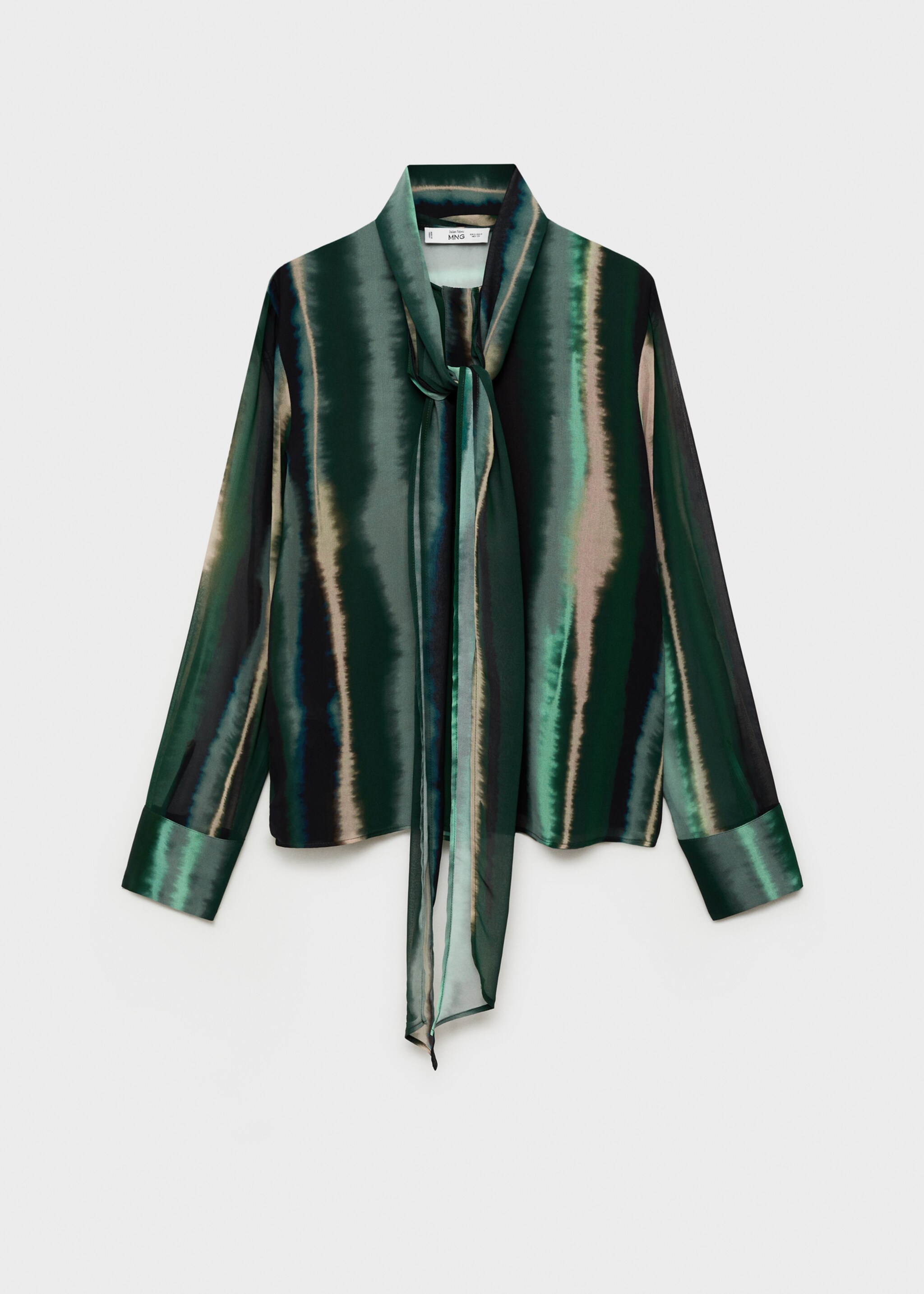 Bow printed blouse - Article without model