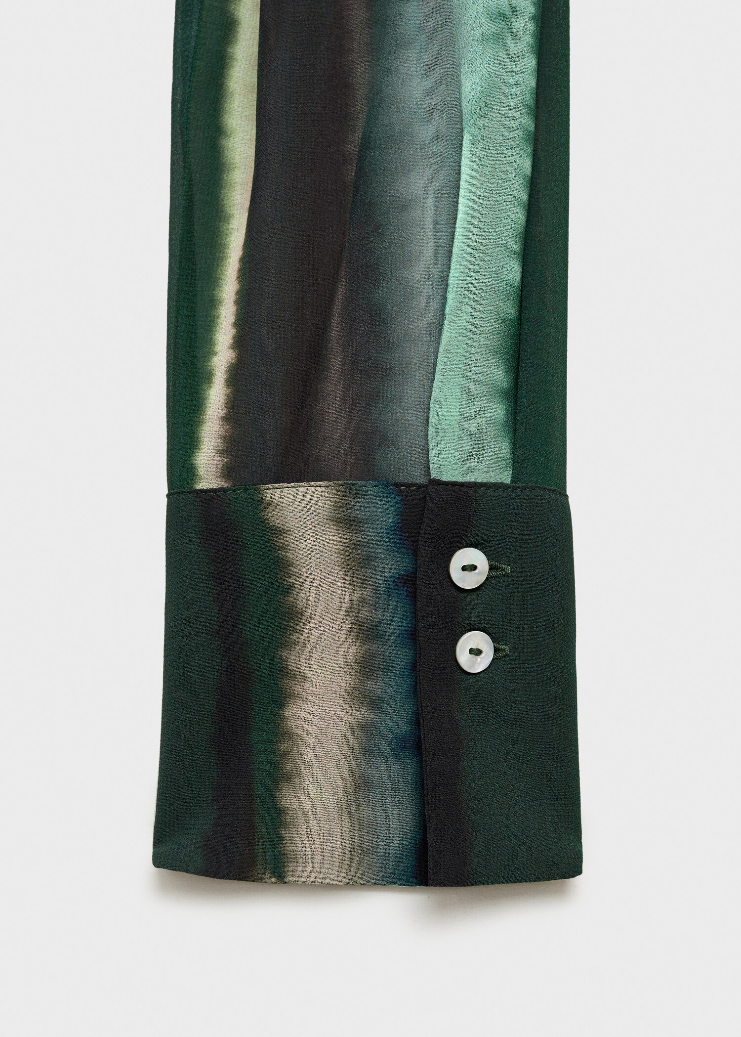 Bedruckte Bluse mit Schleife - Detail des Artikels 0