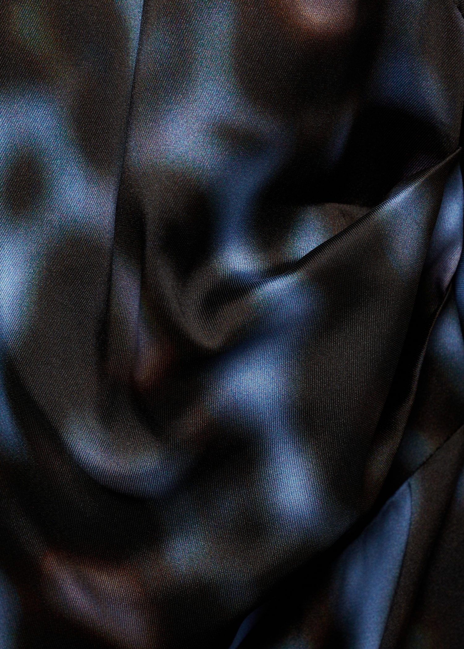 Vestido satinado drapeado estampado Mujer MANGO OUTLET España