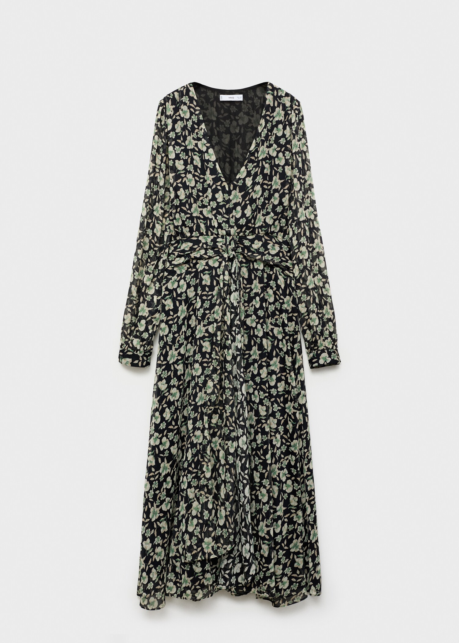 Floral chiffon dress - Article without model