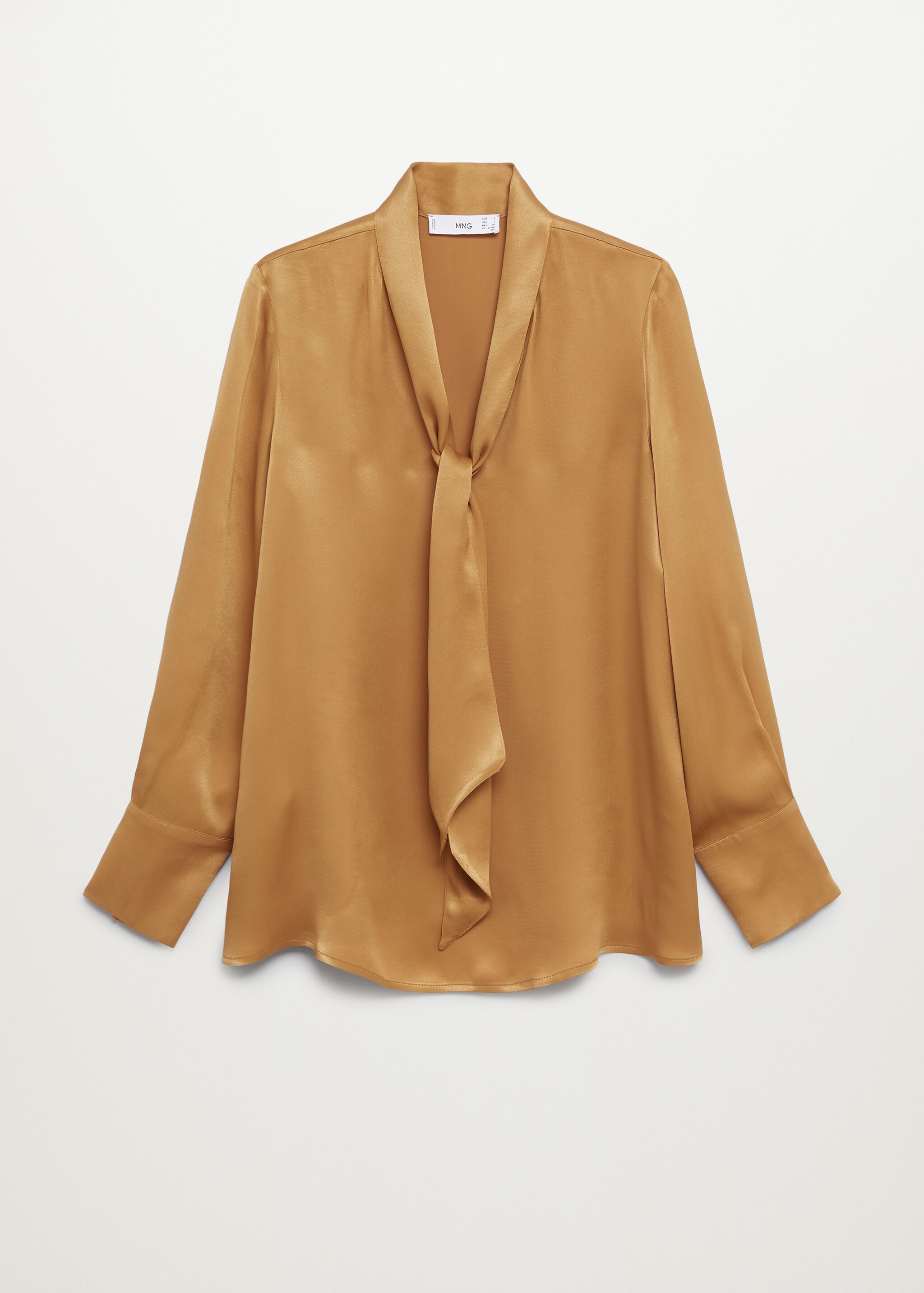 Blusa satinada lazo - Artículo sin modelo