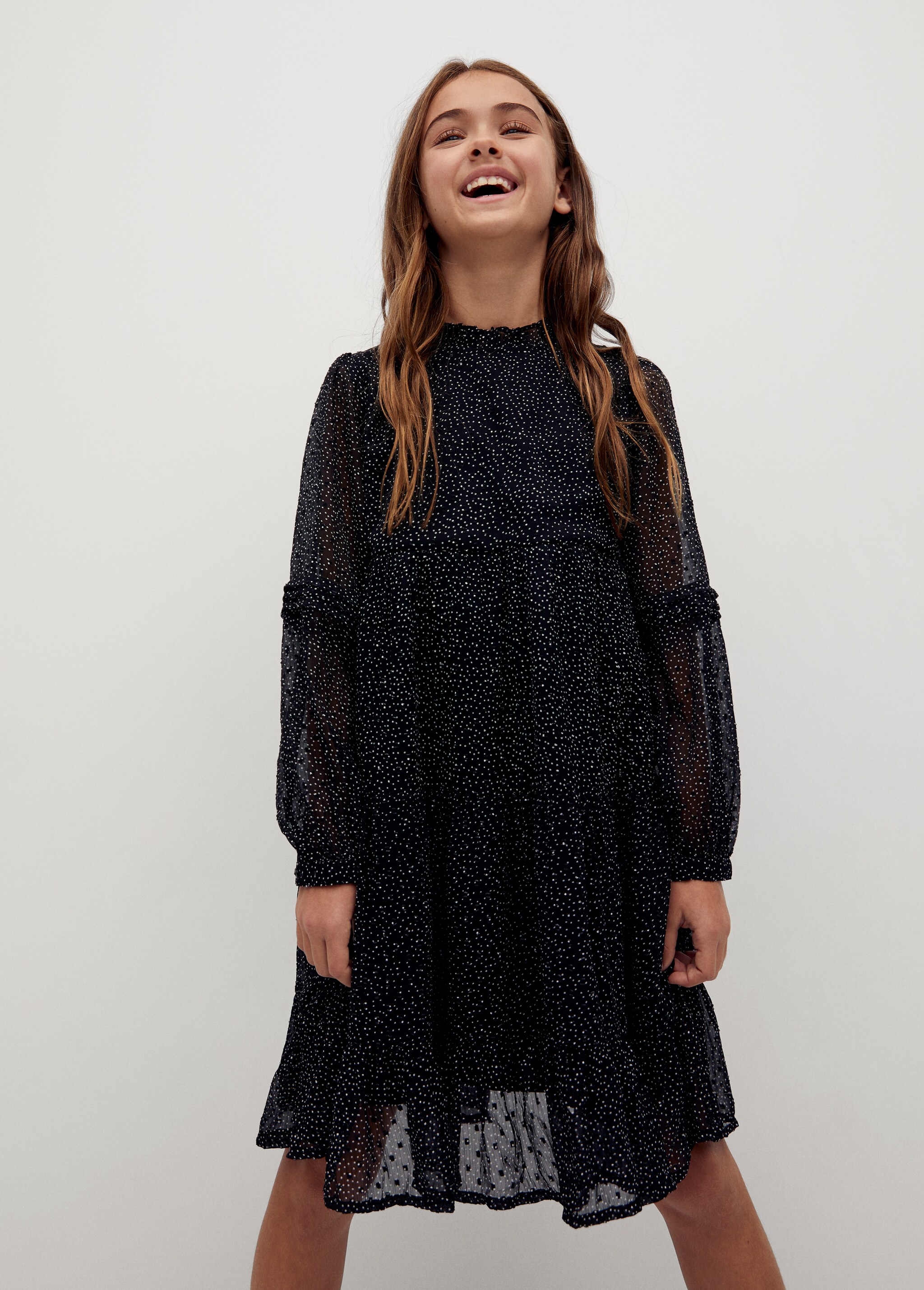 Robe fluide imprimée - Plan moyen