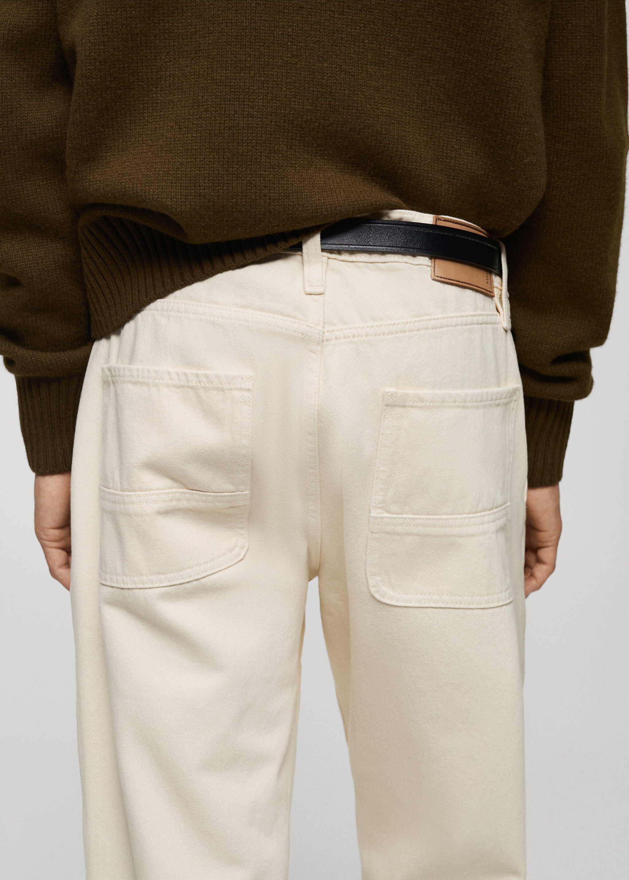 Regular-fit jeans with seam detail - Details of the article 6