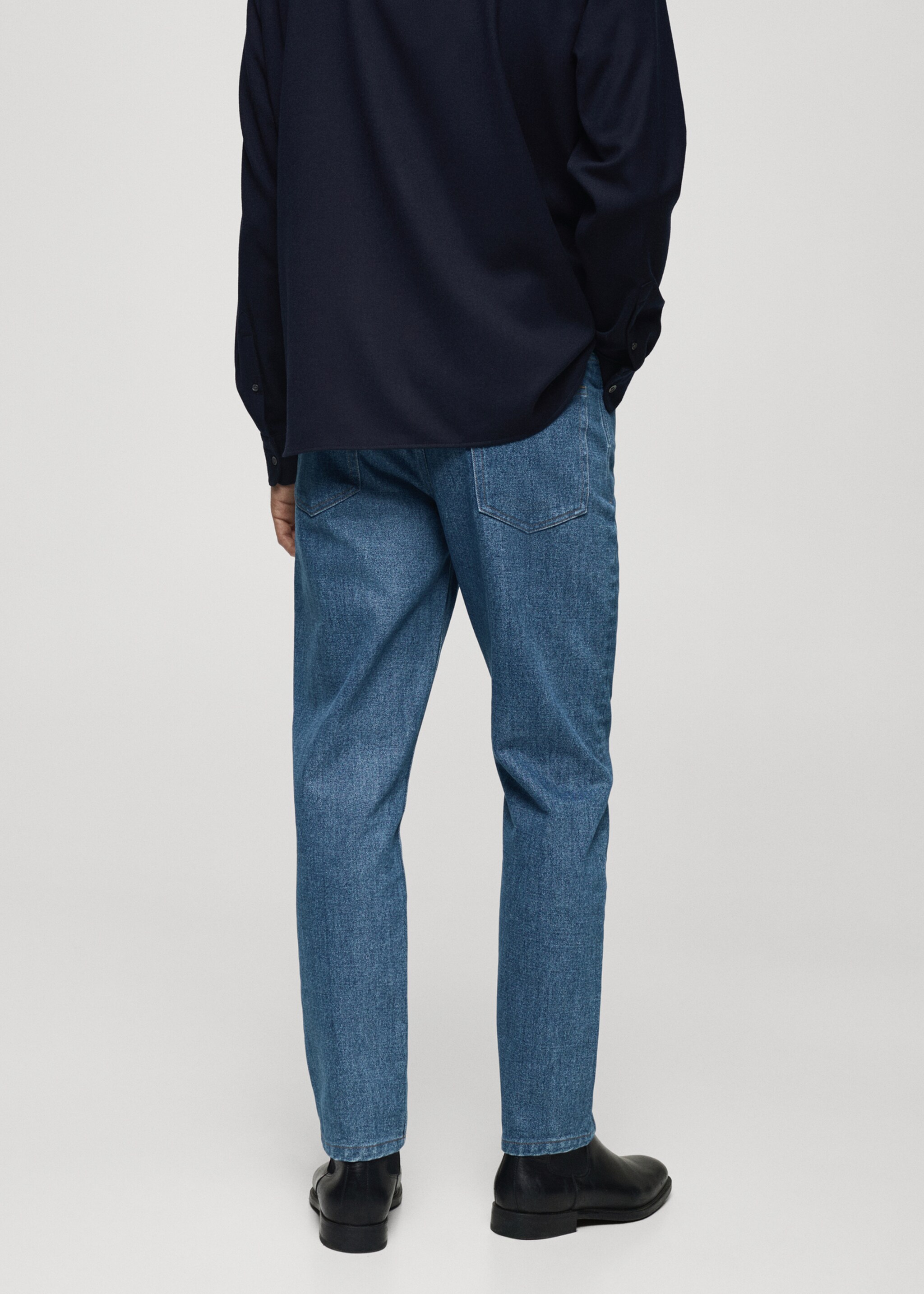 Jean slim-fit délavé moyen - Verso de l’article