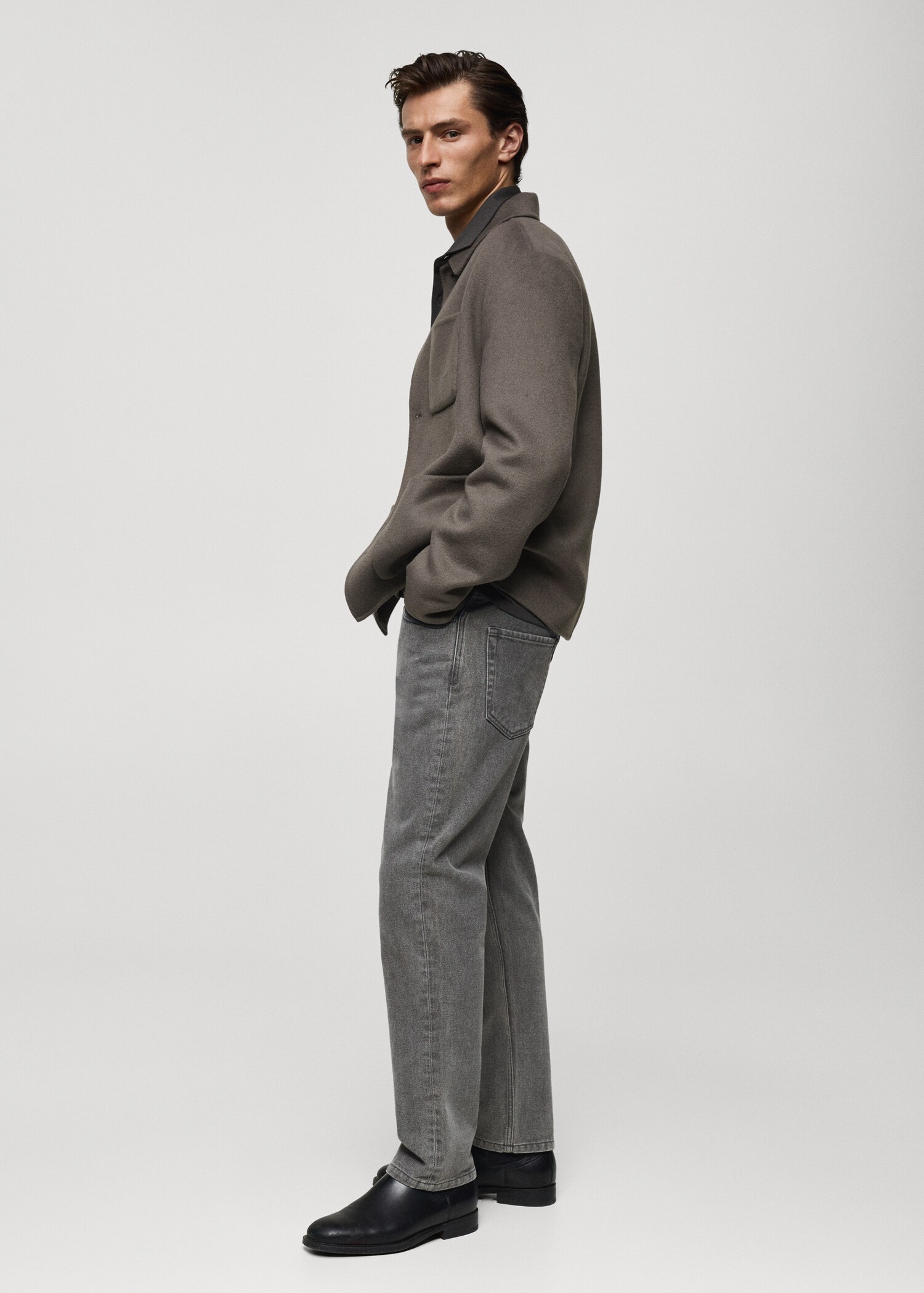 Jean slim-fit délavé gris - Détail de l'article 2