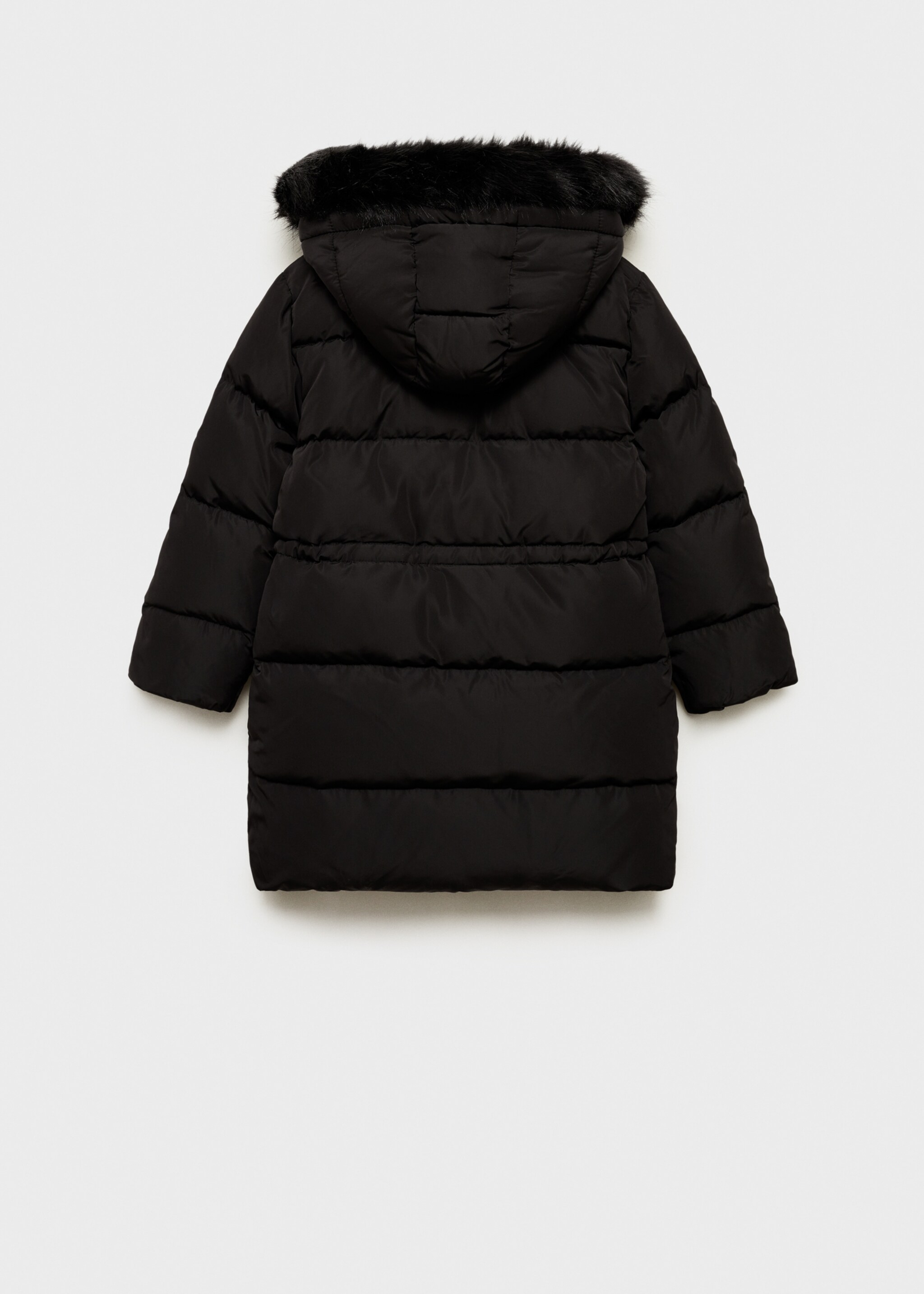 Puffer feather coat - Reverse of the article, Black. Ref: 77037921-00.