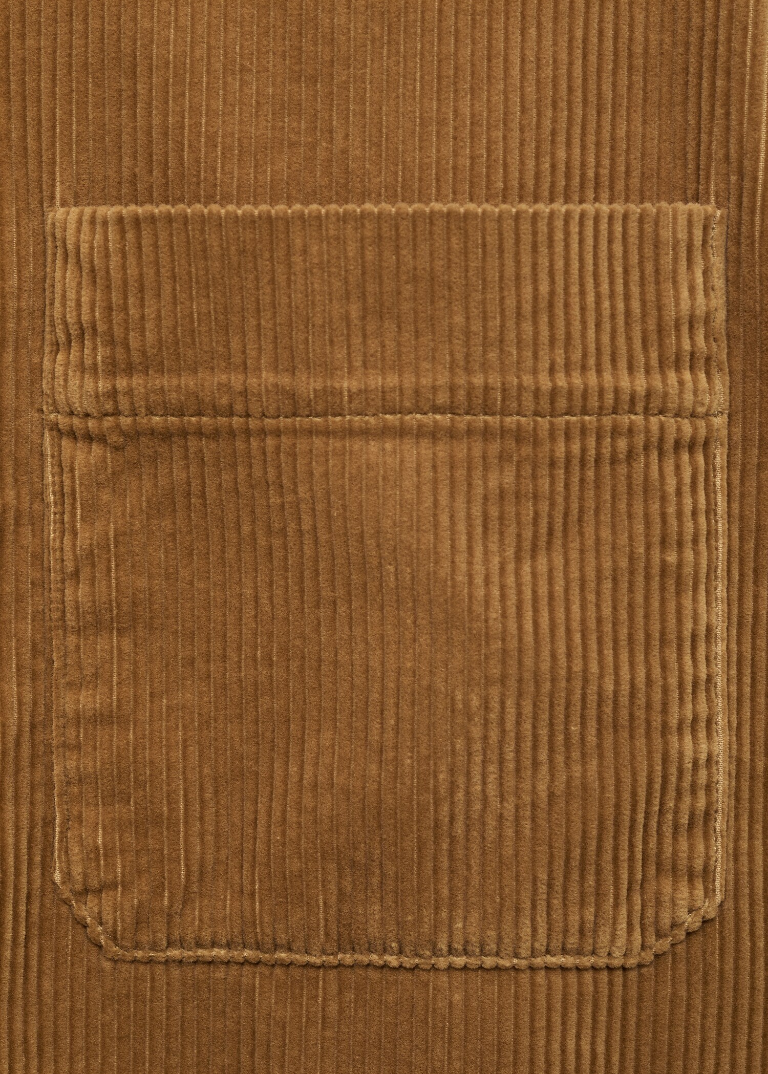 Corduroy overshirt with pockets - Details of the article 0