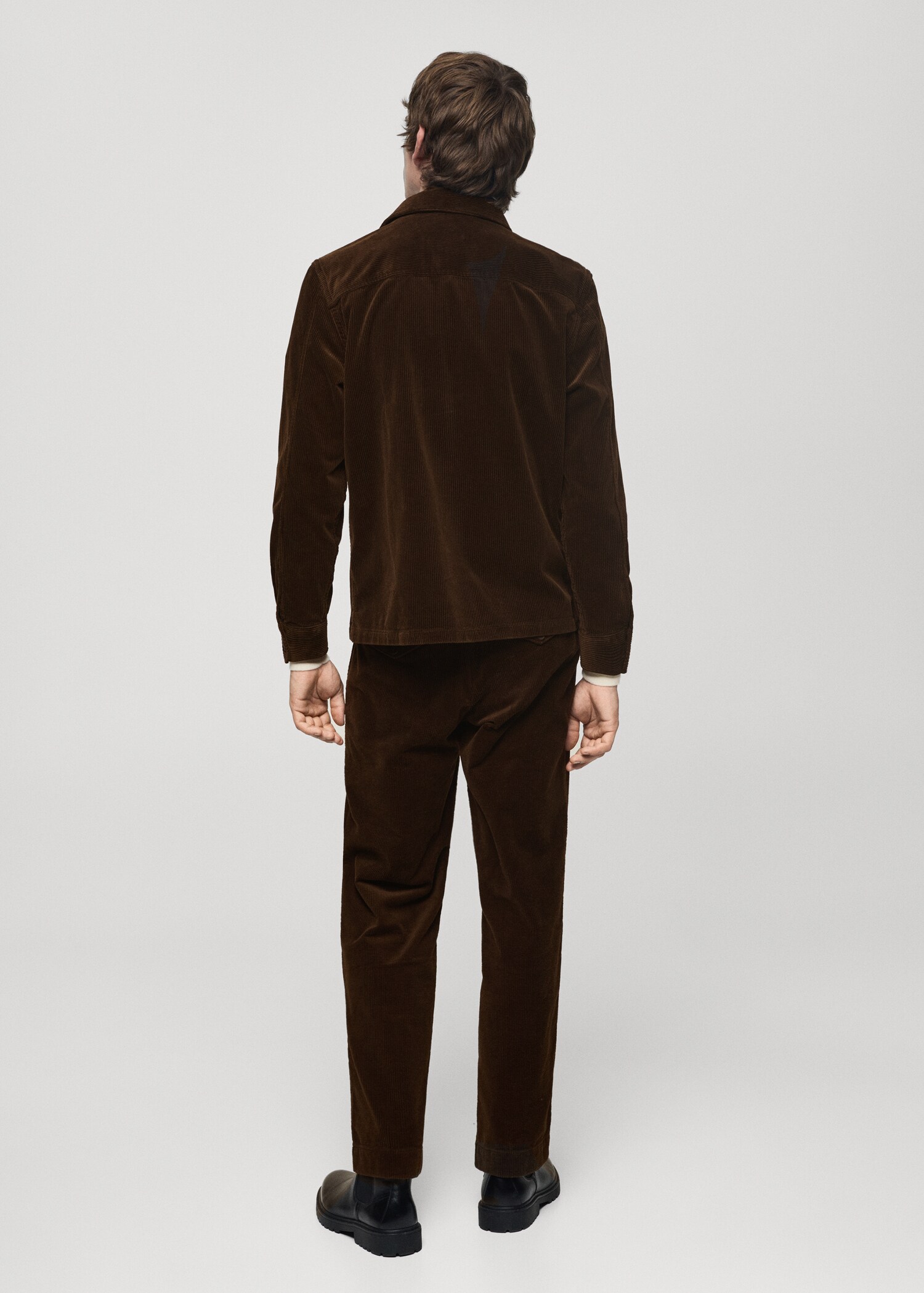 Πουκάμισο κοτλέ τσέπη - Πίσω όψη προϊόντος