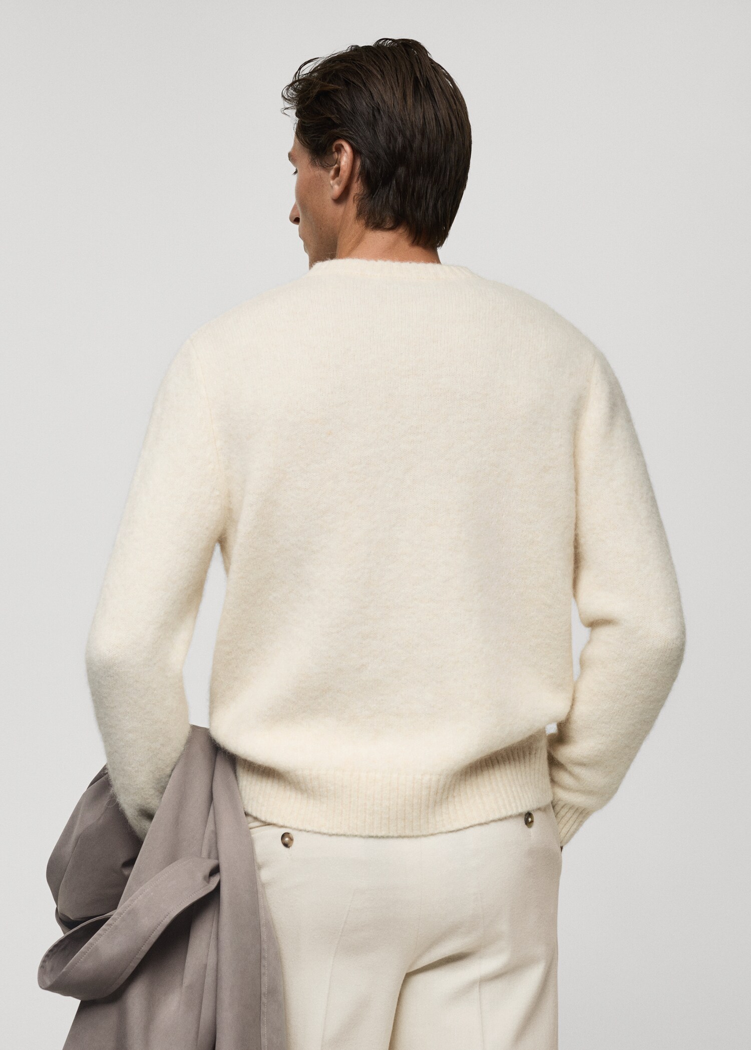 Pullover misto lana e alpaca - Retro dell'articolo
