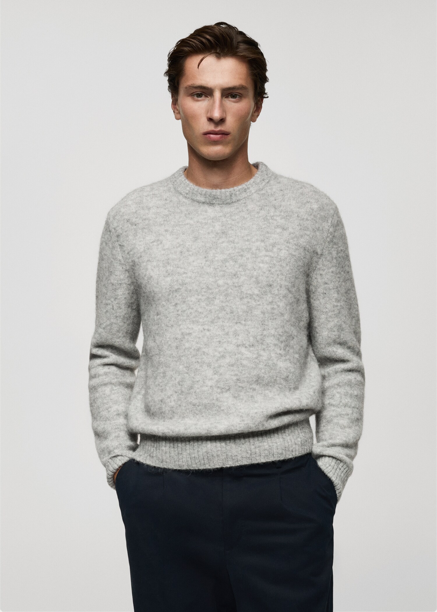 Pullover misto lana e alpaca - Piano medio