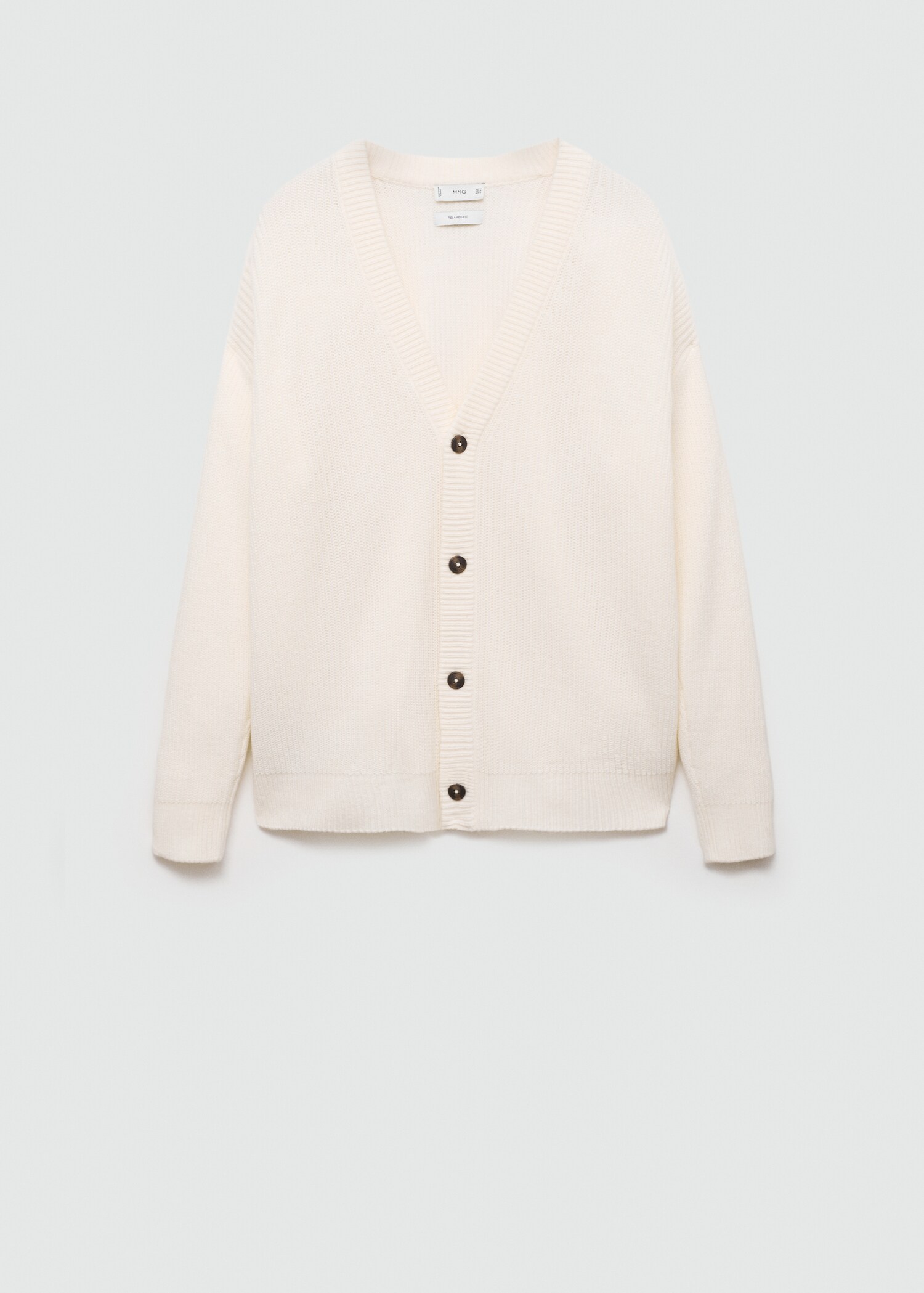 Chunky-knit relaxed-fit cardigan - Article without model