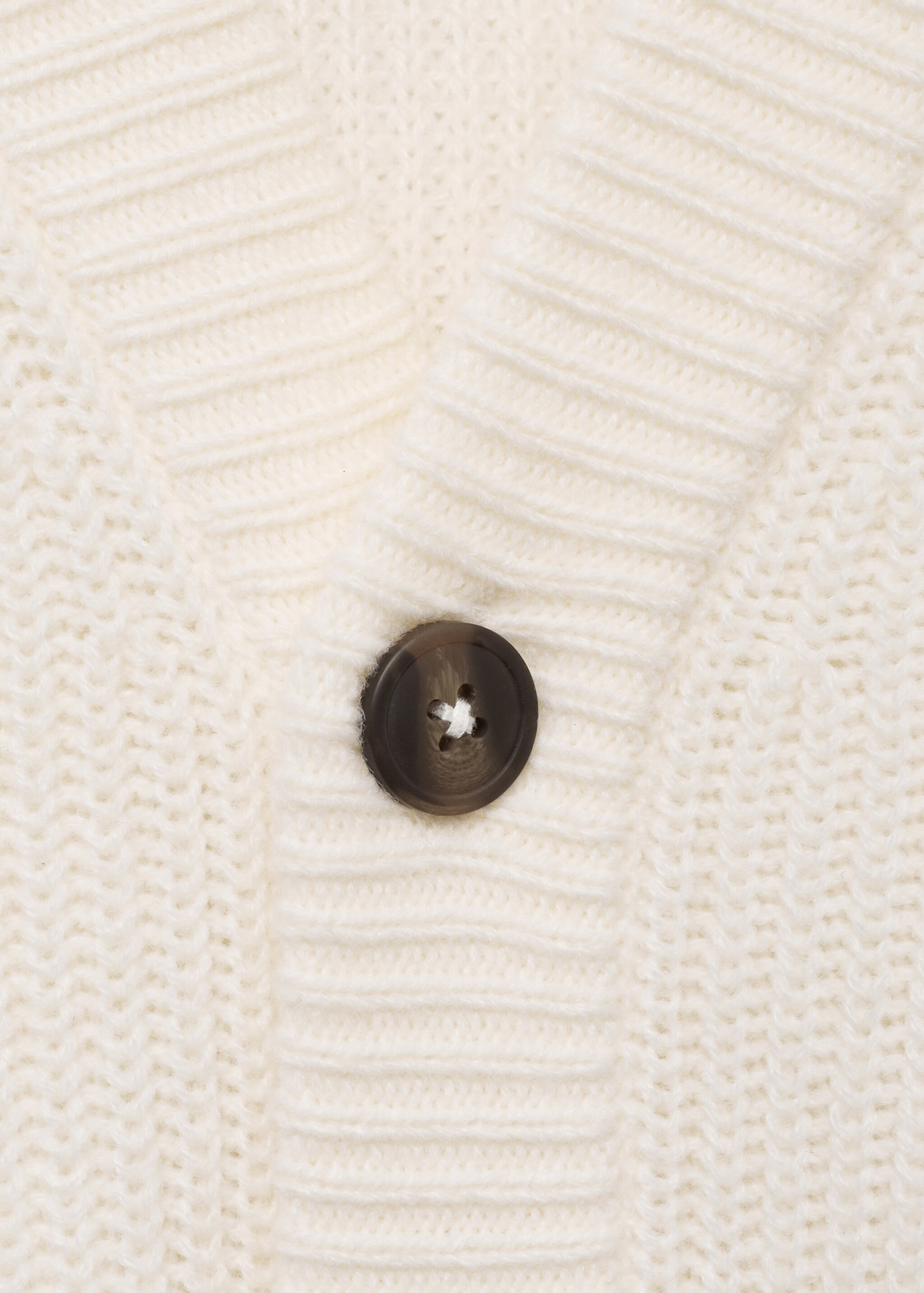Cardigan maglia spessa relaxed-fit - Dettaglio dell'articolo 8, Bianco sporco. Ref: 77037930-00.