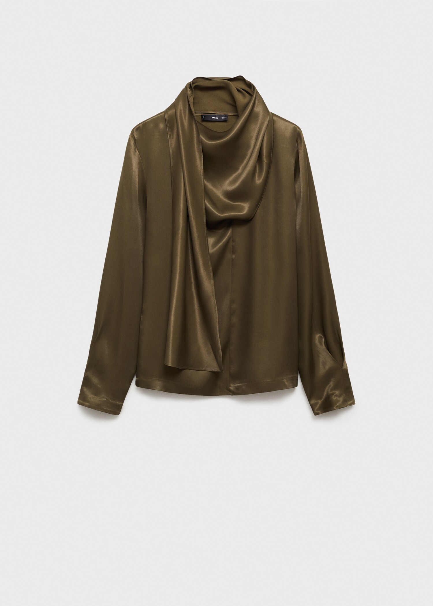 Satin blouse with bow - Article without model