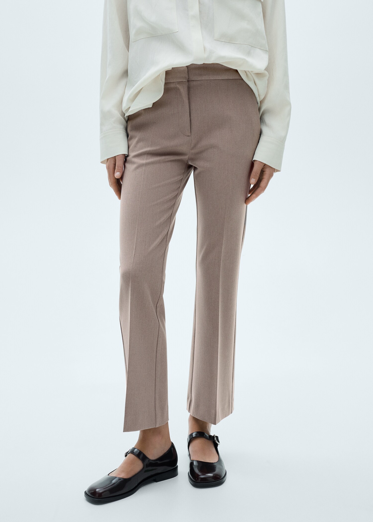 Flared flowing trousers - Medium plane