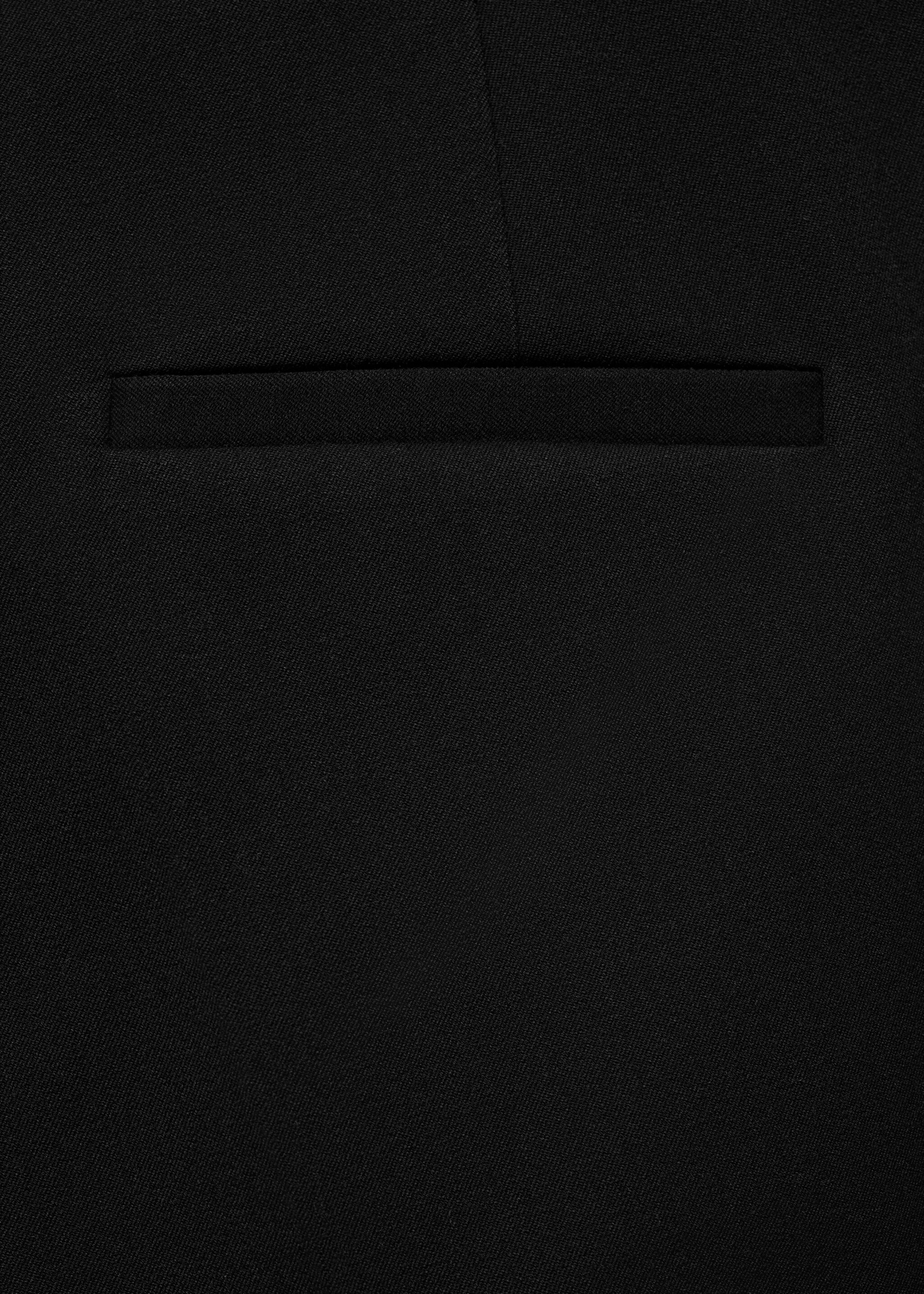 Flared flowing trousers - Details of the article 0, Black. Ref: 77038266-00.