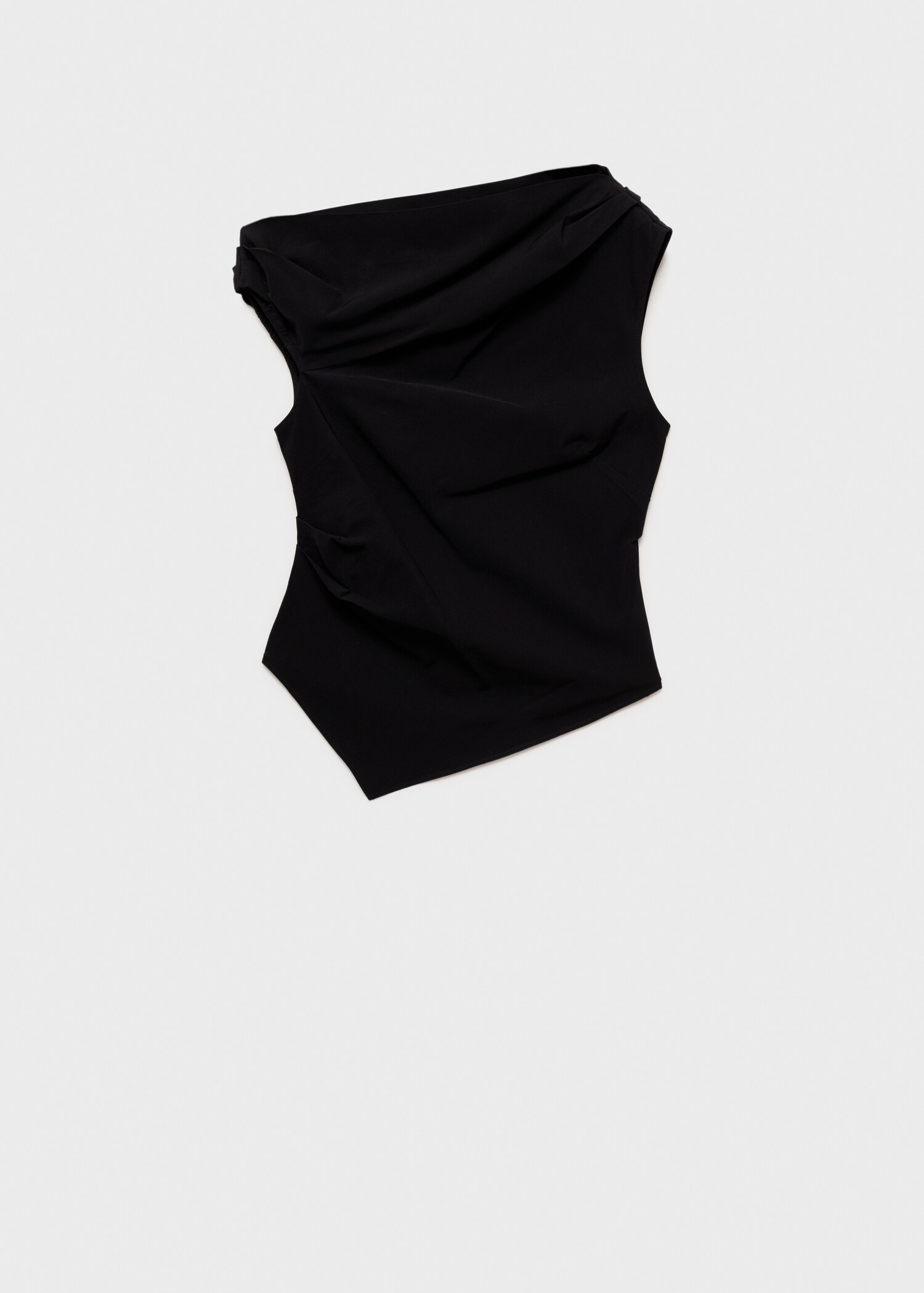 Asymmetrisches Top mit Drapierung - Artikel ohne Model