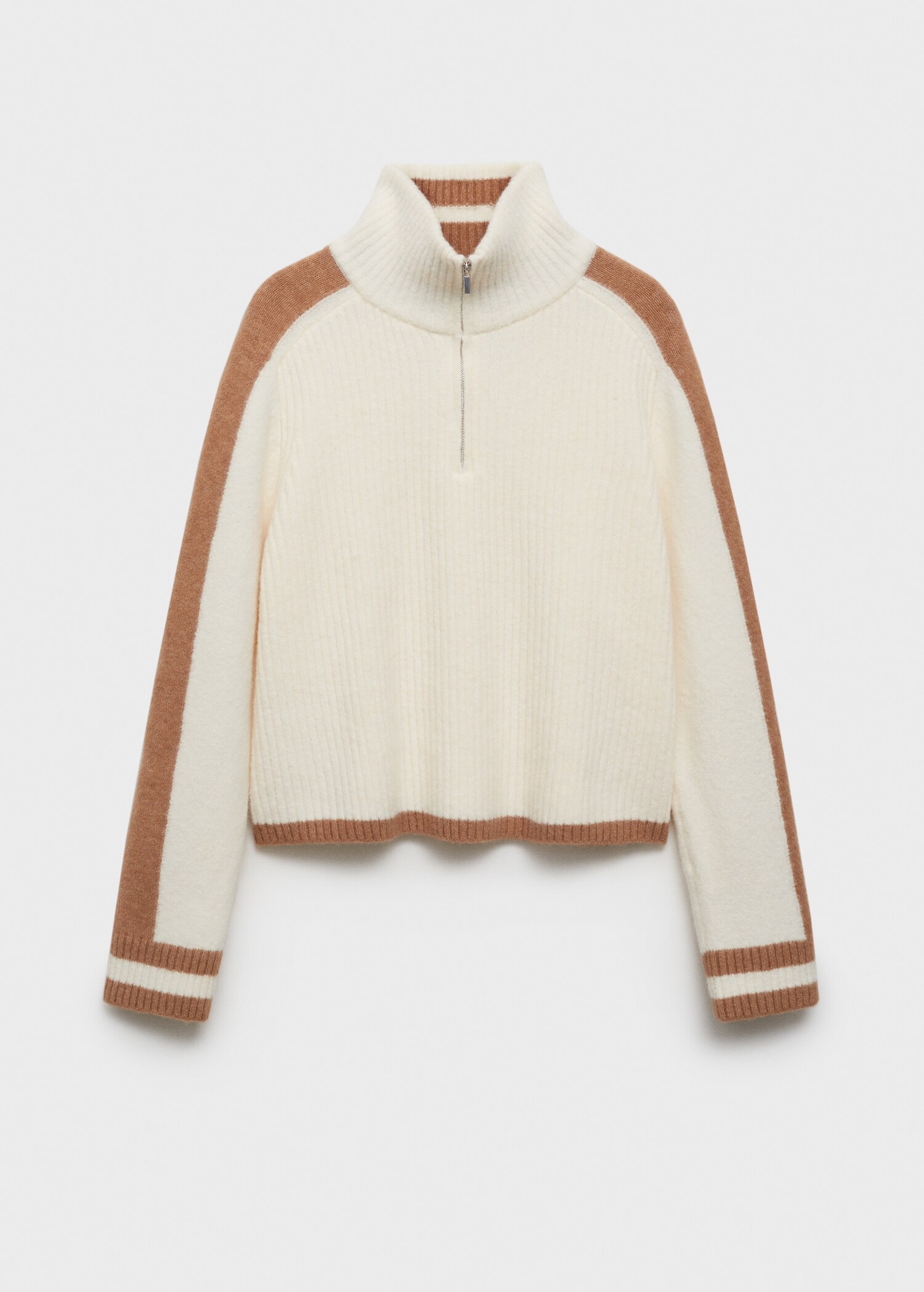 Striped sweater with zip - Article without model