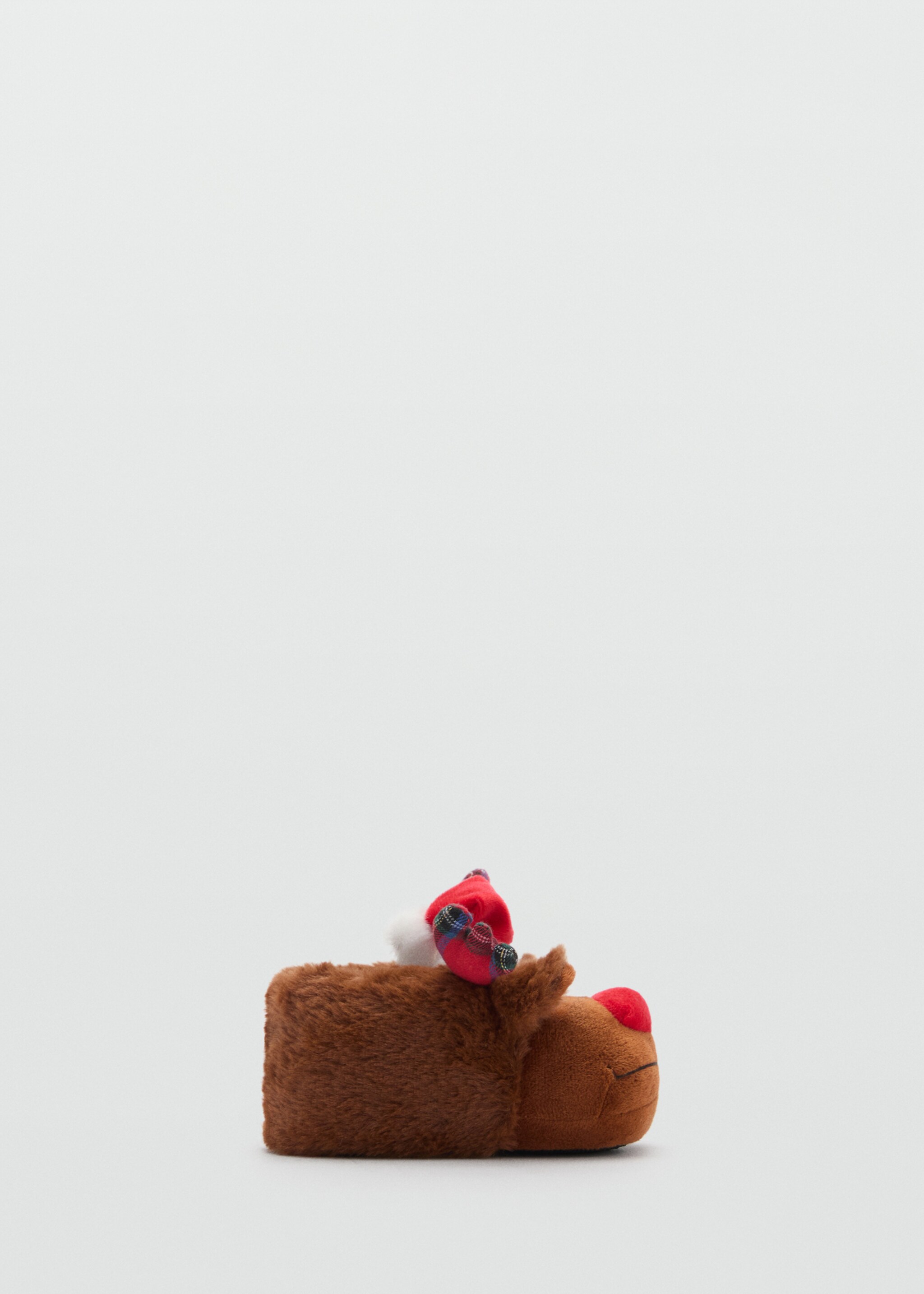 Reindeer slippers - Article without model, Brown. Ref: 77038277-00.