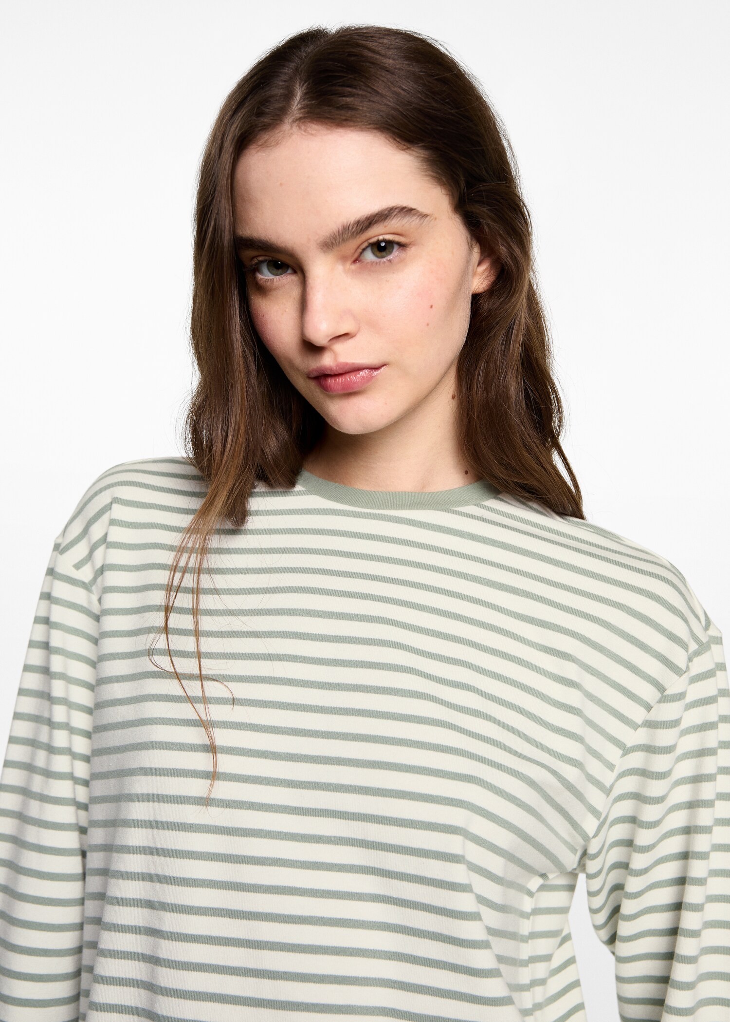 Striped long sleeves t-shirt - Details of the article 1