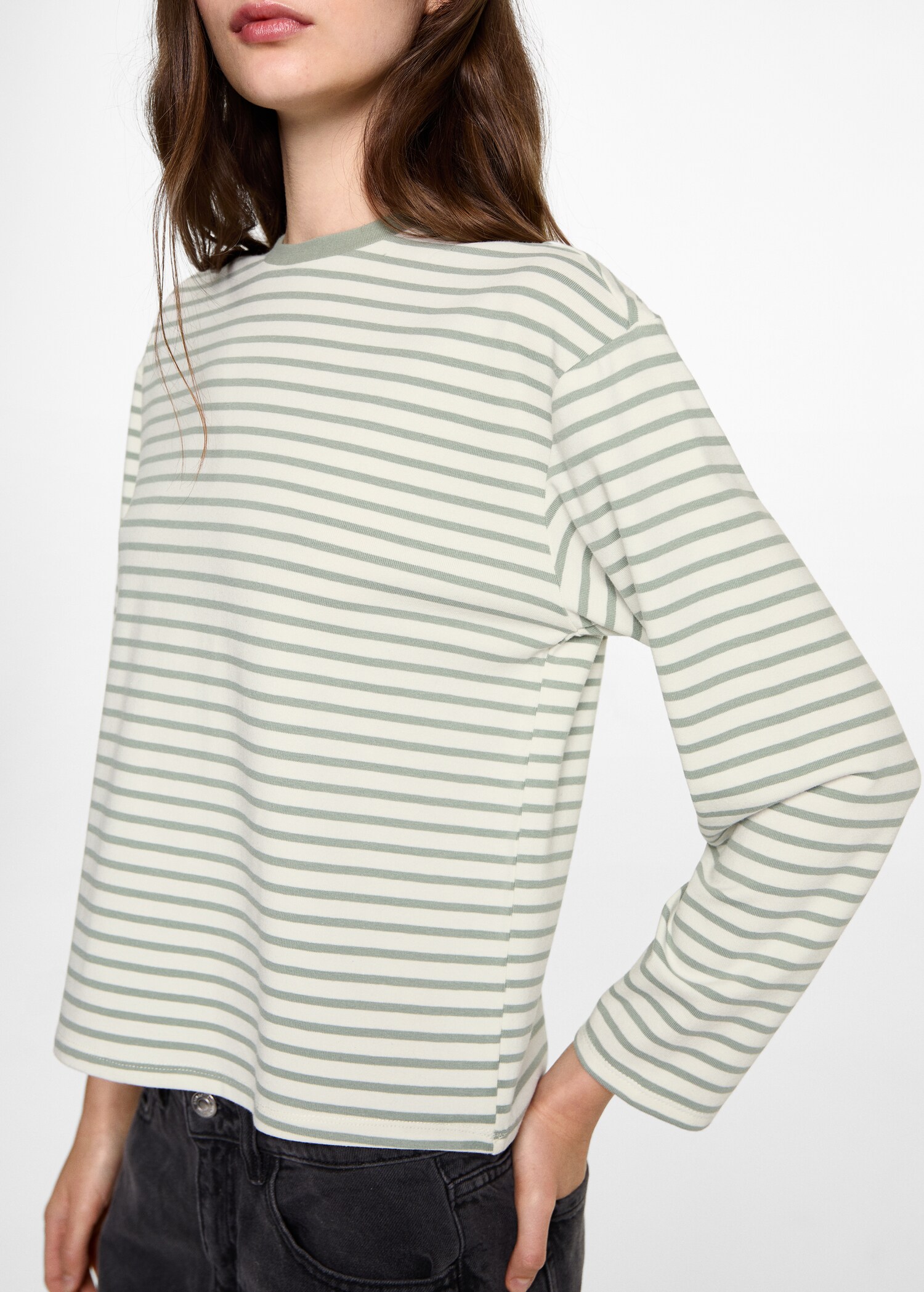Striped long sleeves t-shirt - Details of the article 6
