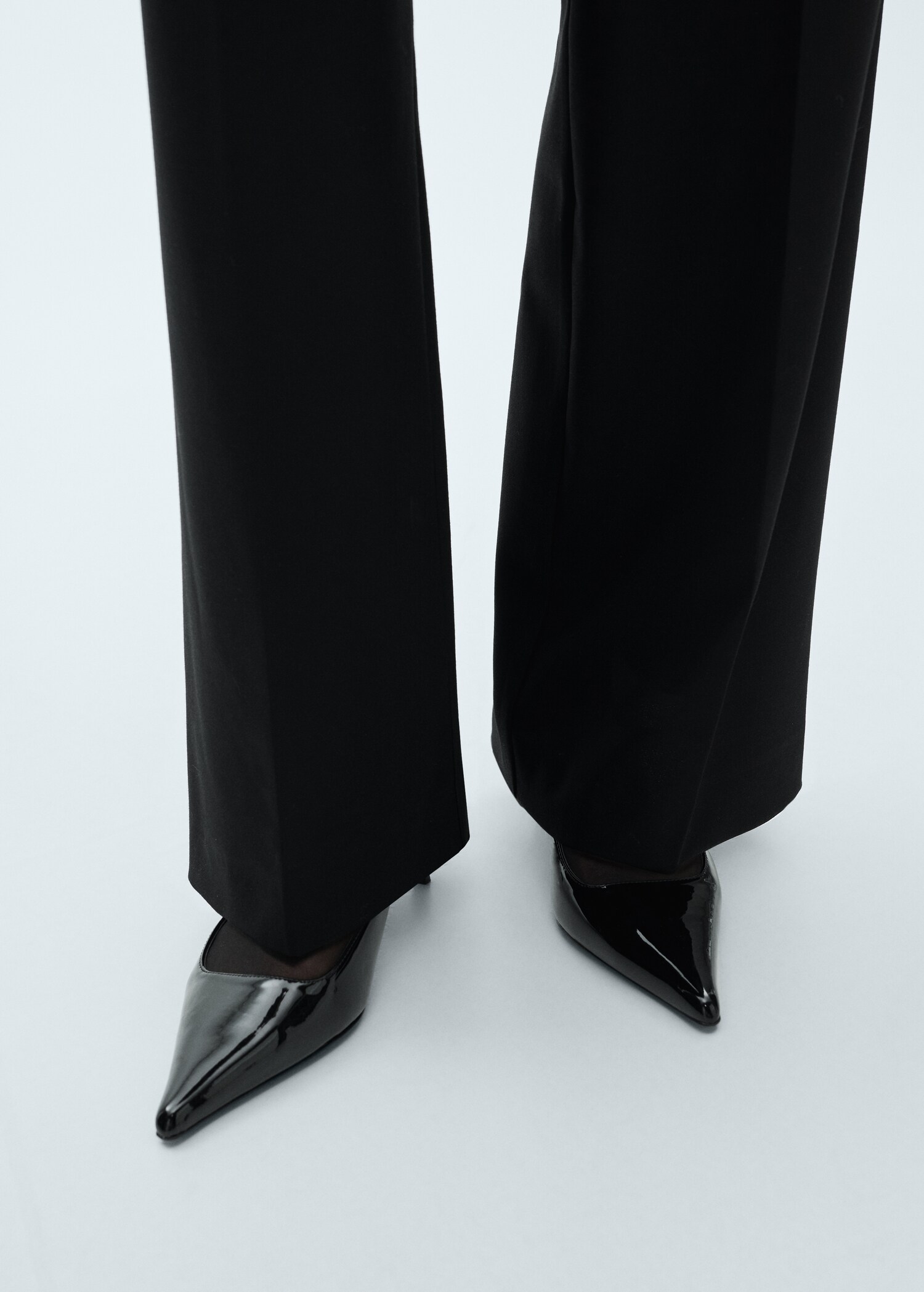 Wideleg pleated trousers - Details of the article 2