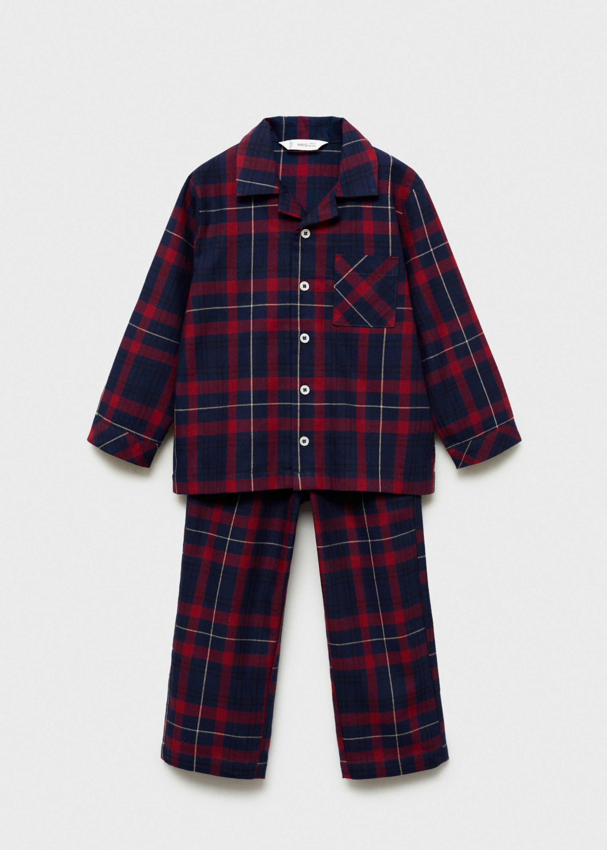 Pijama dos piezas largo cuadros - Artículo sin modelo