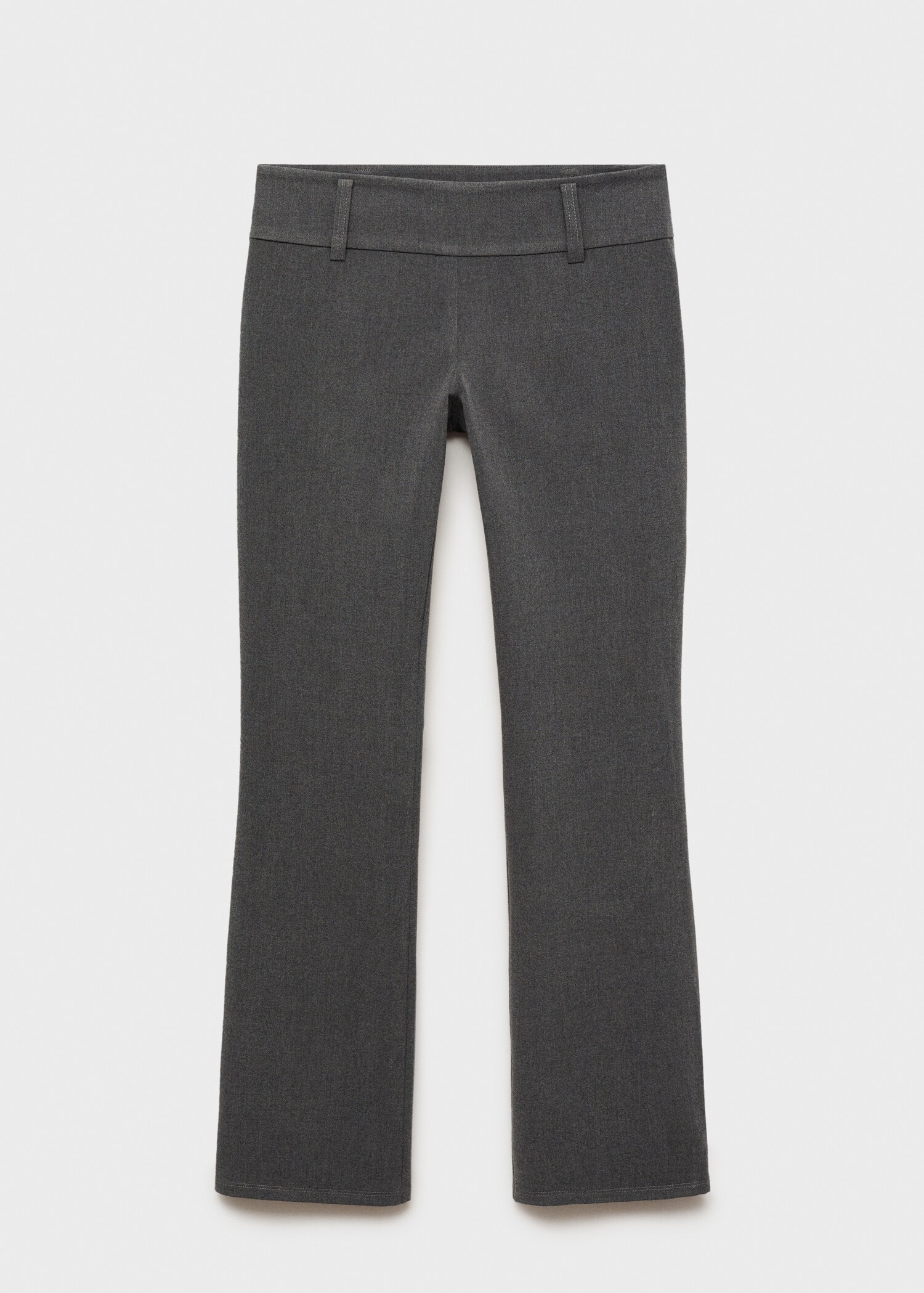 Low-rise flared trousers - Article without model