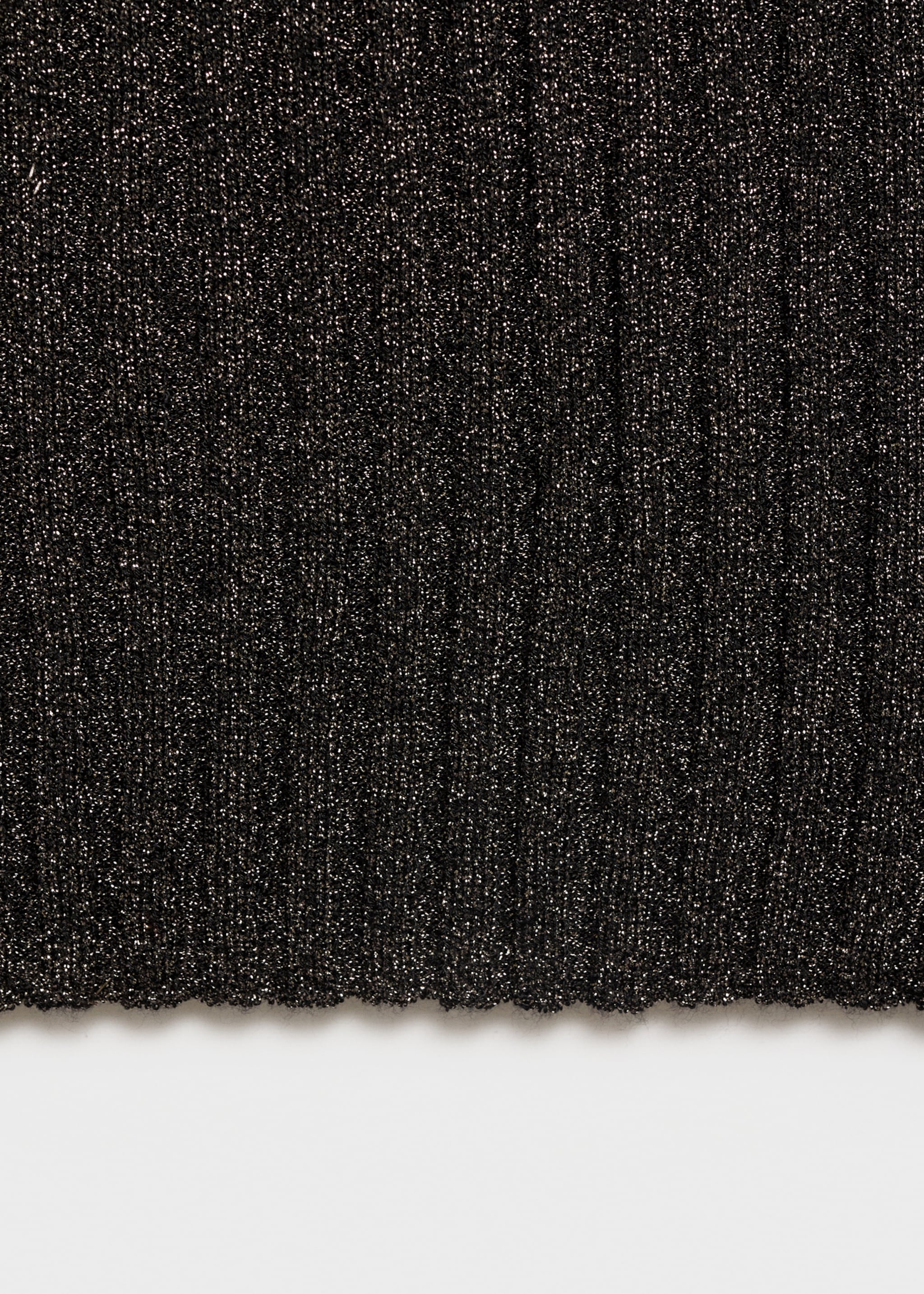 Top punto lúrex cuello halter - Detalle del artículo 0, Negro. Ref: 77039037-00.