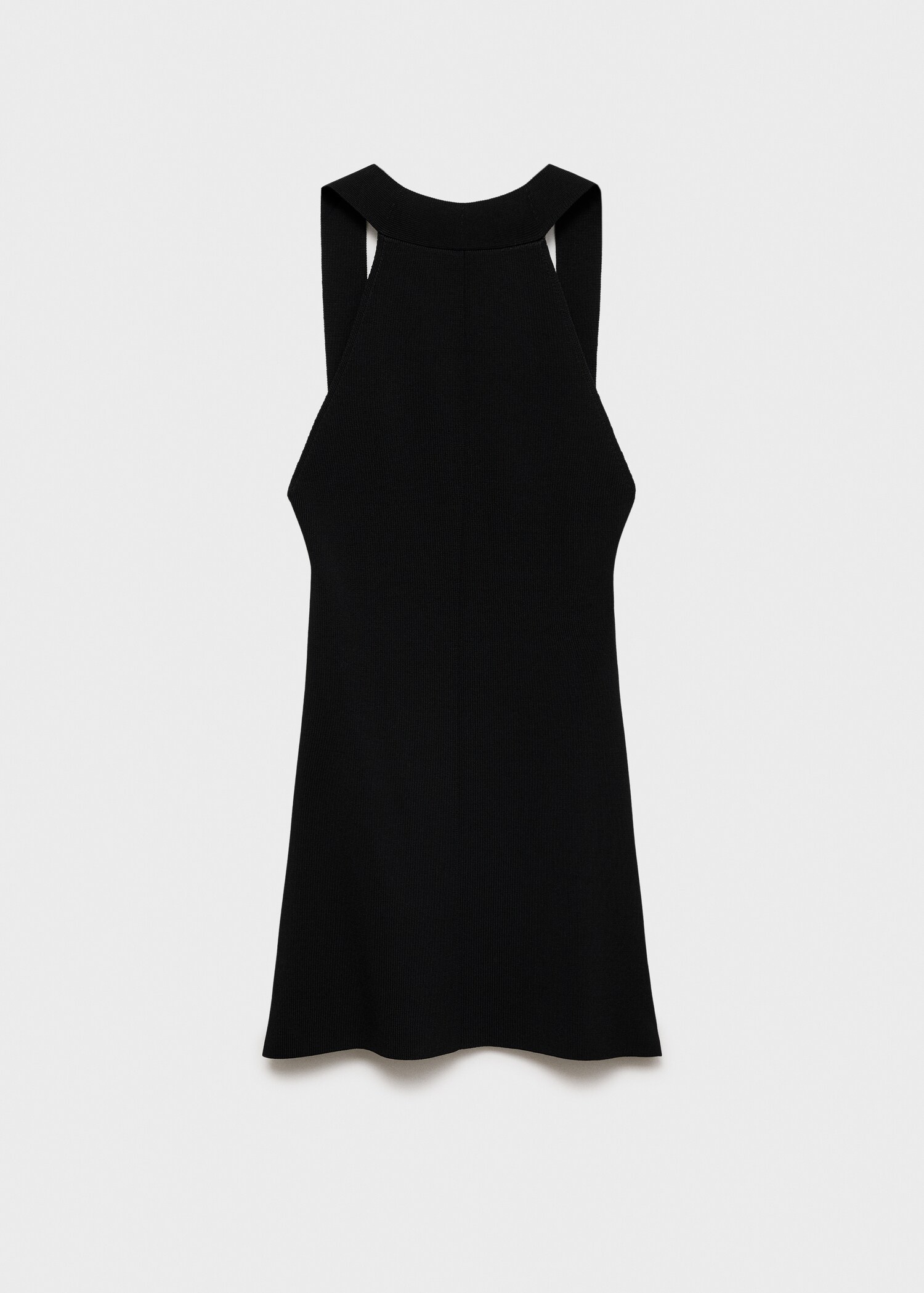 Open-back knitted dress - Article without model