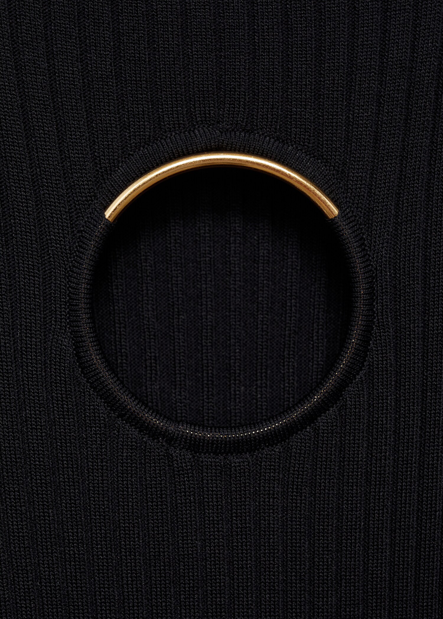 Knitted dress with metal detail - Details of the article 8