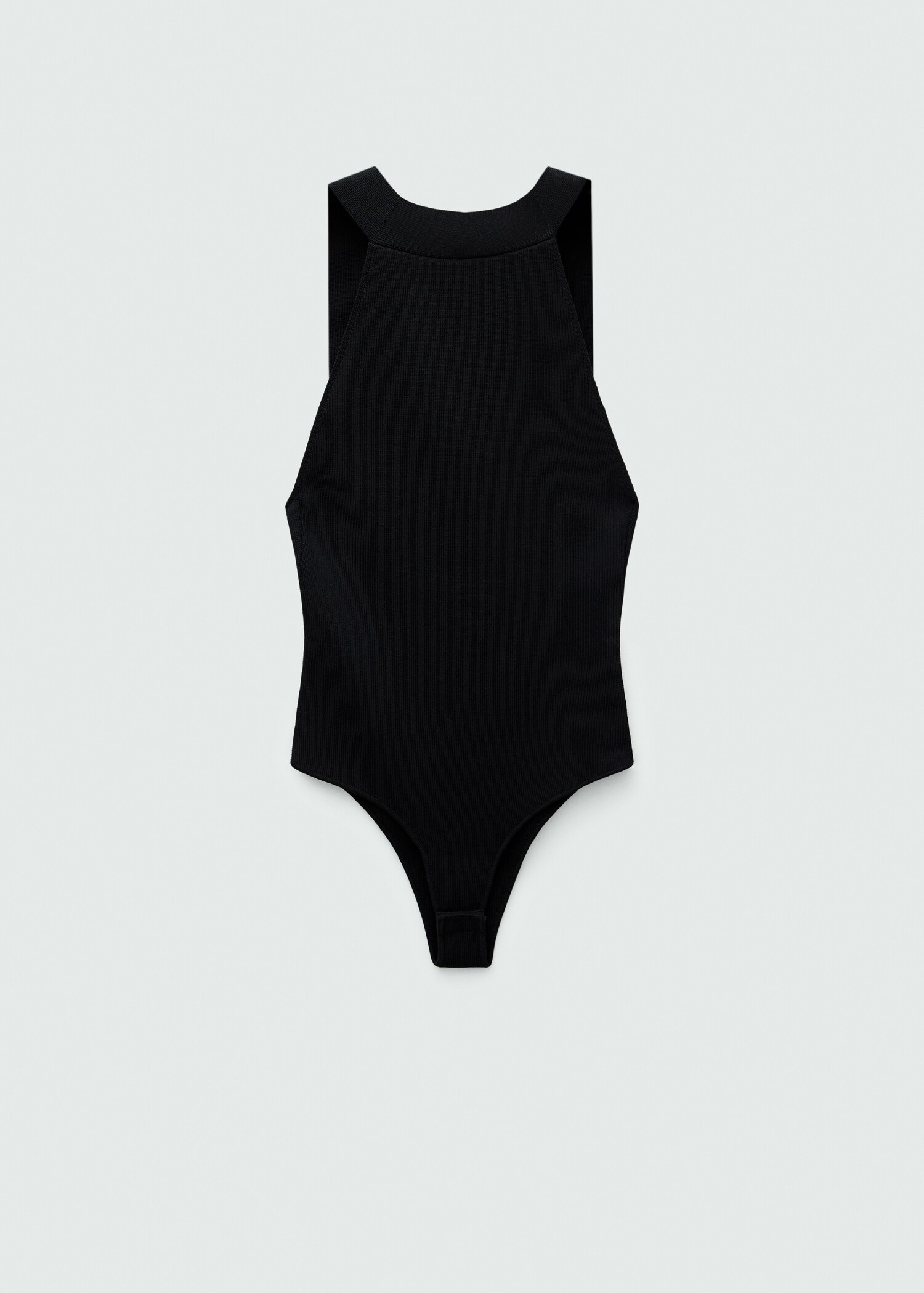 Halter-neck knitted bodysuit - Article without model