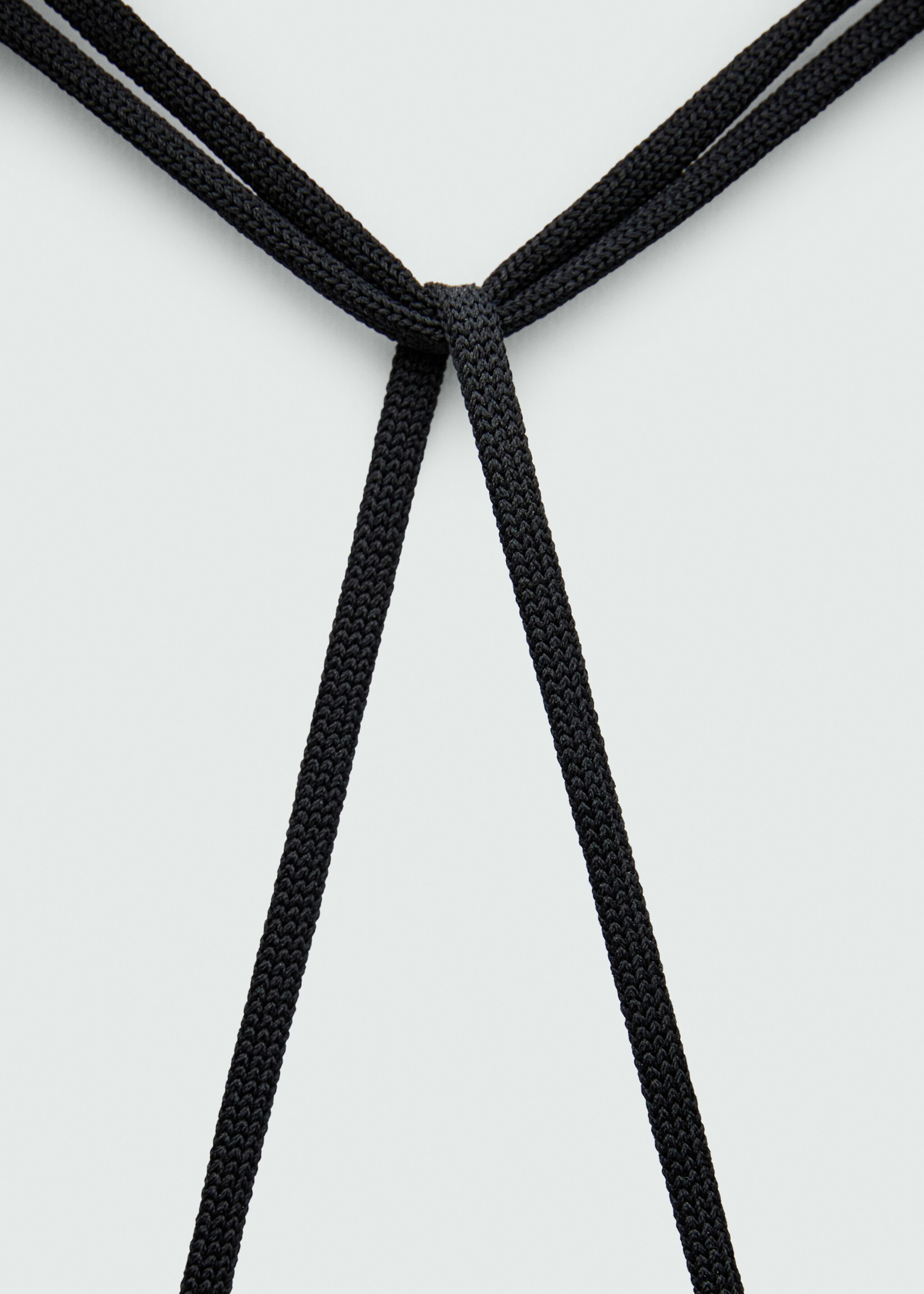 Slit long dress - Details of the article 0, Black. Ref: 77039042-00.