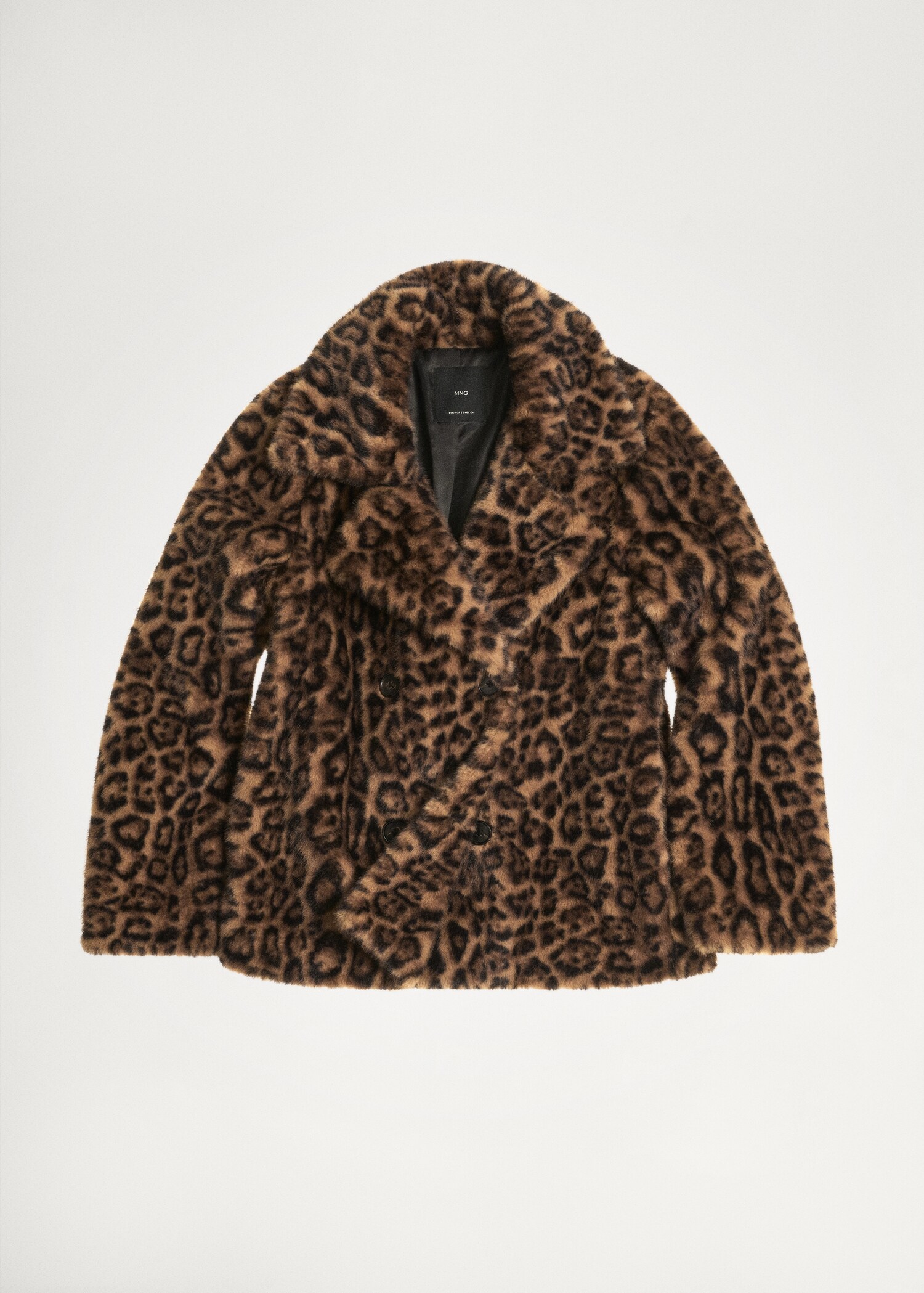 Leopard-print faux-fur coat - Details of the article 5
