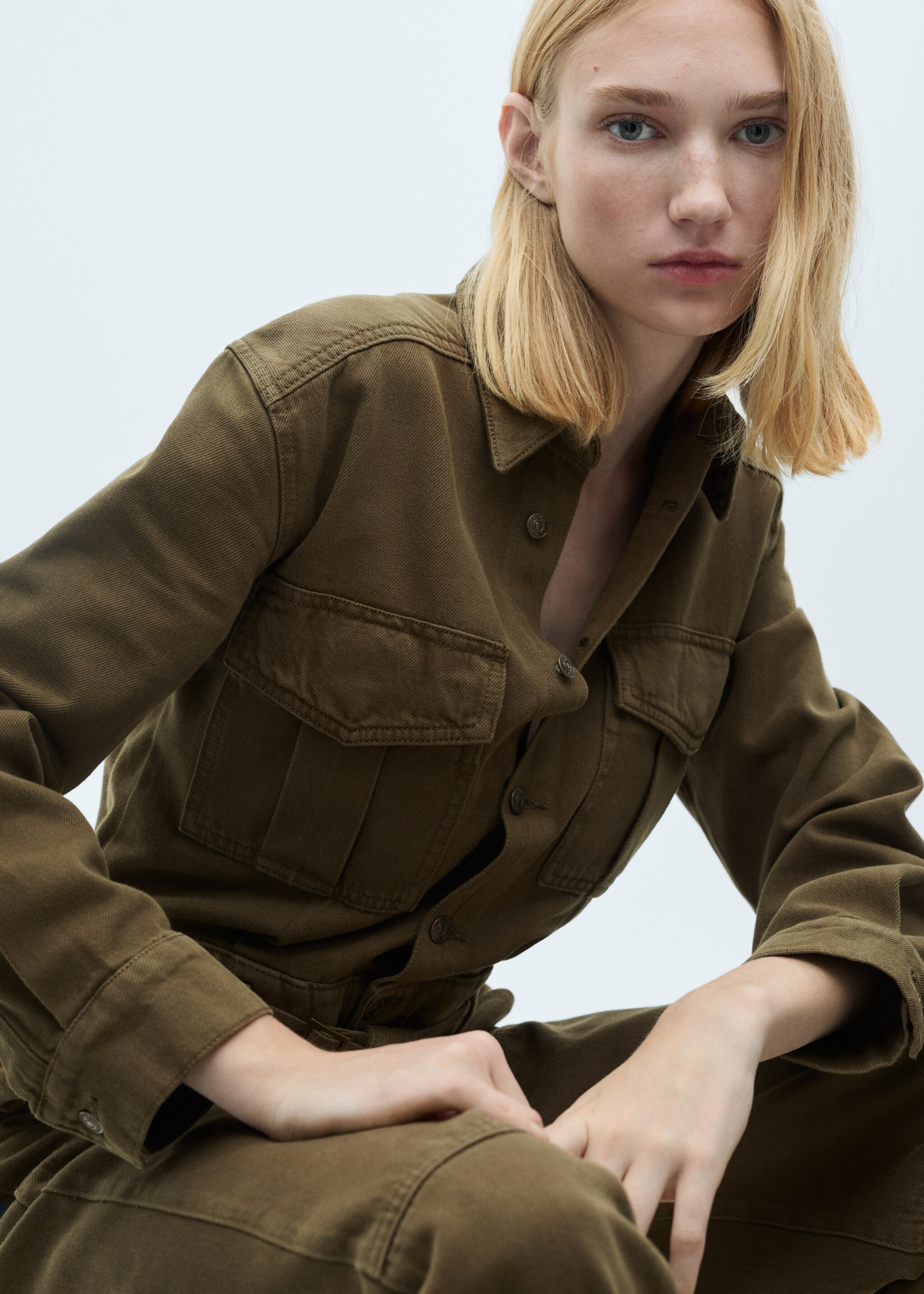 Farmeroverall övvel - A termék adatai 2, Khaki. Ref: 77039047-00.