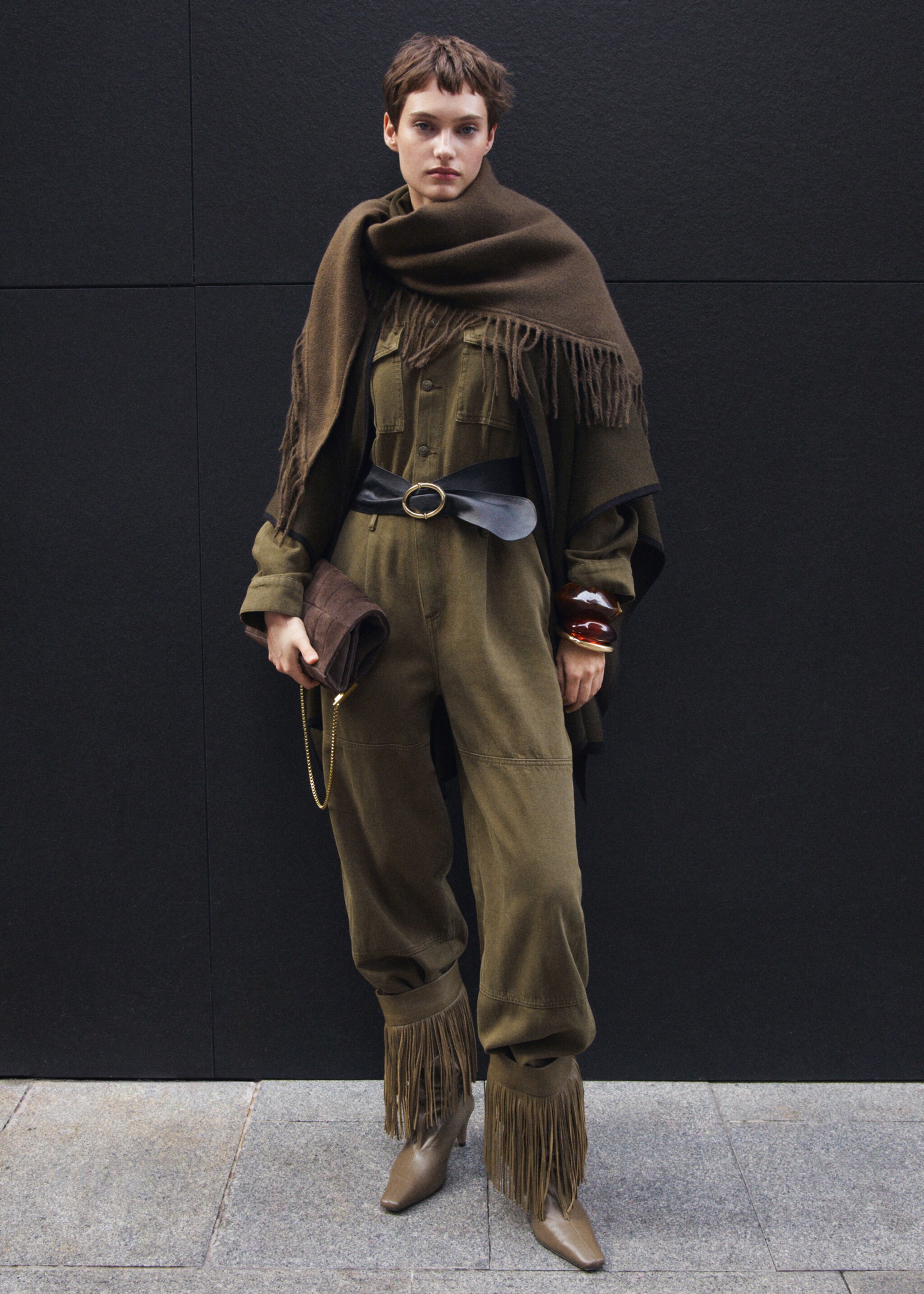 Farmeroverall övvel - A termék adatai 7, Khaki. Ref: 77039047-00.