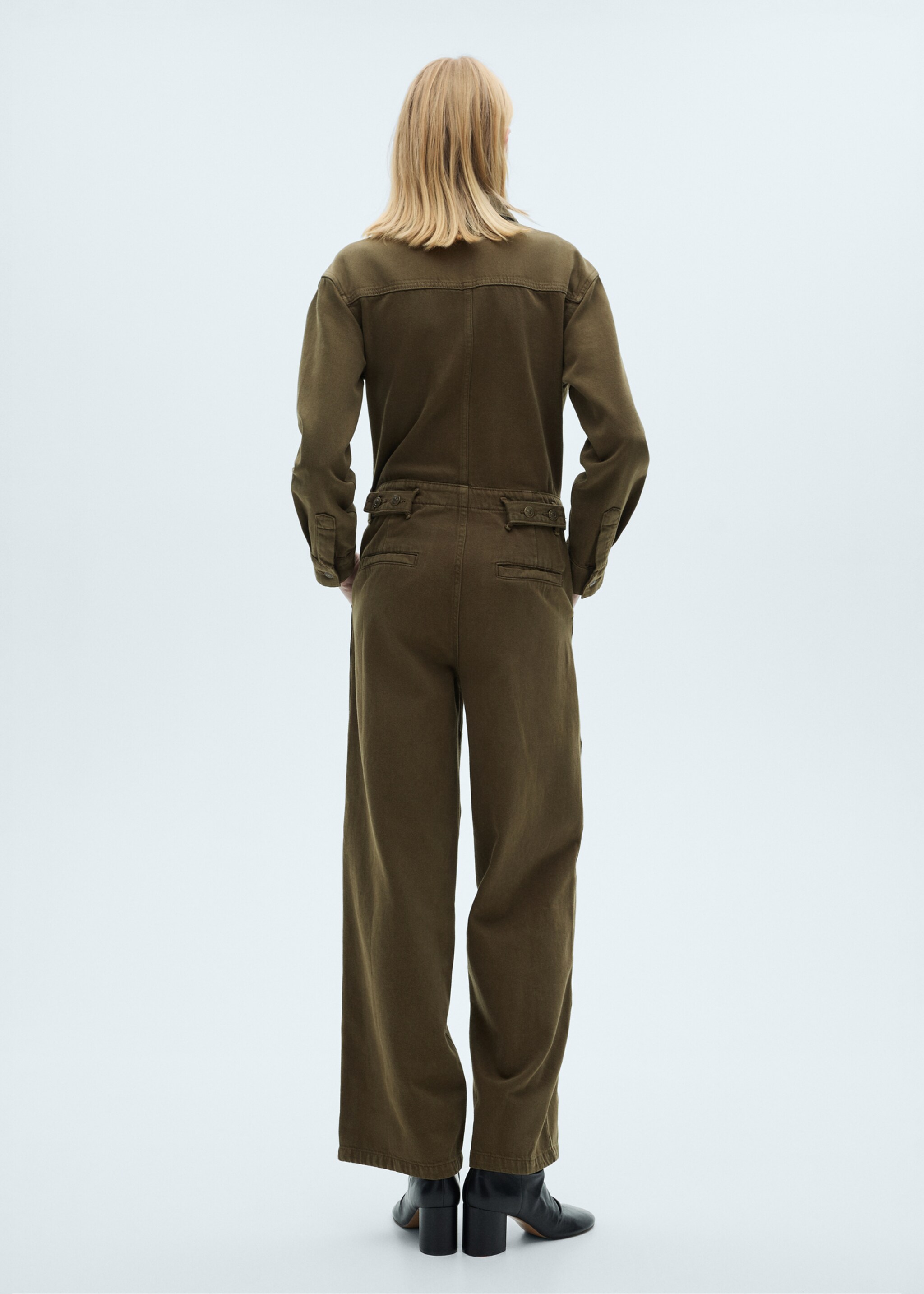 Farmeroverall övvel - A cikk hátulja, Khaki. Ref: 77039047-00.