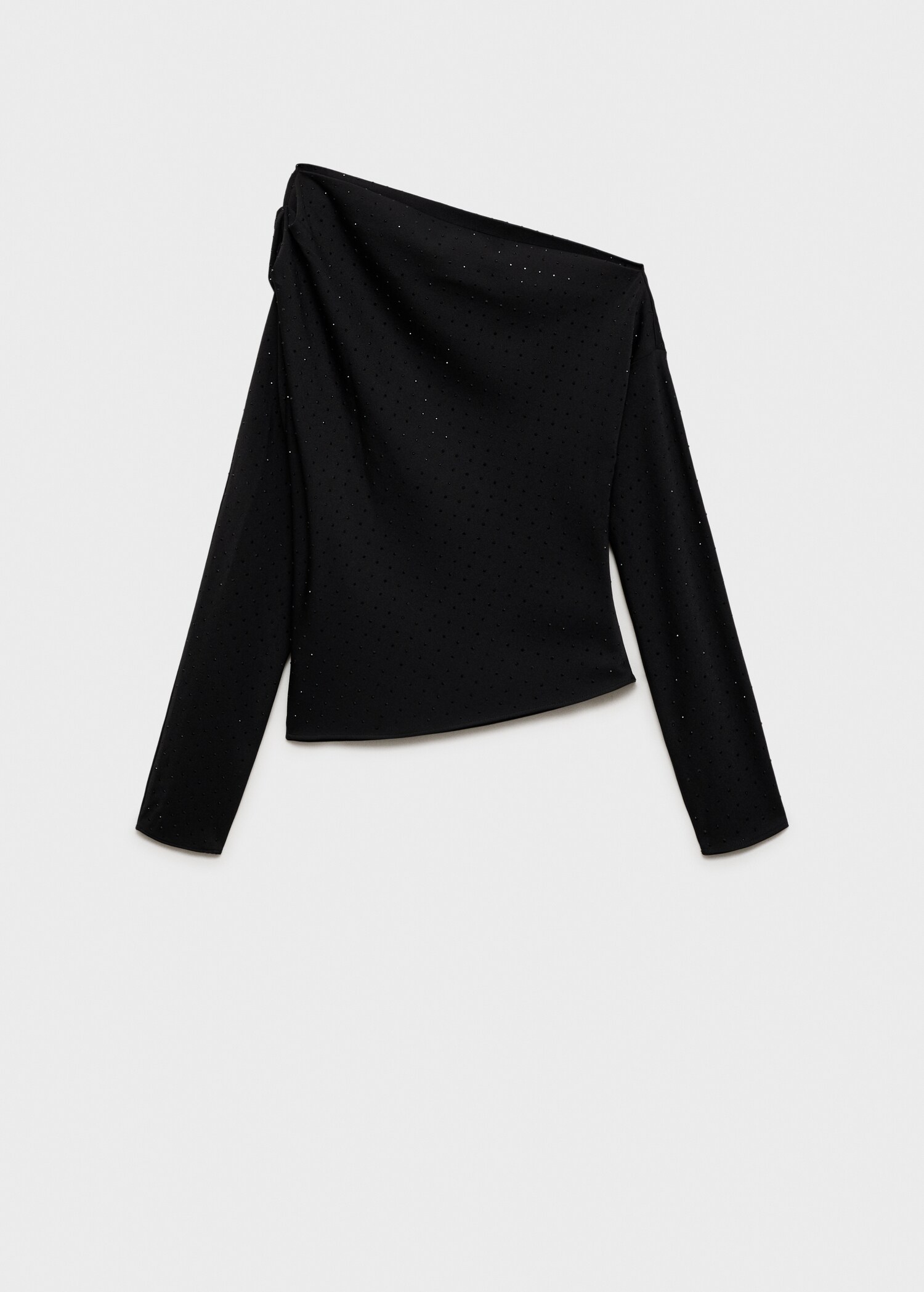 Asymmetrische Paillettenbluse - Artikel ohne Model