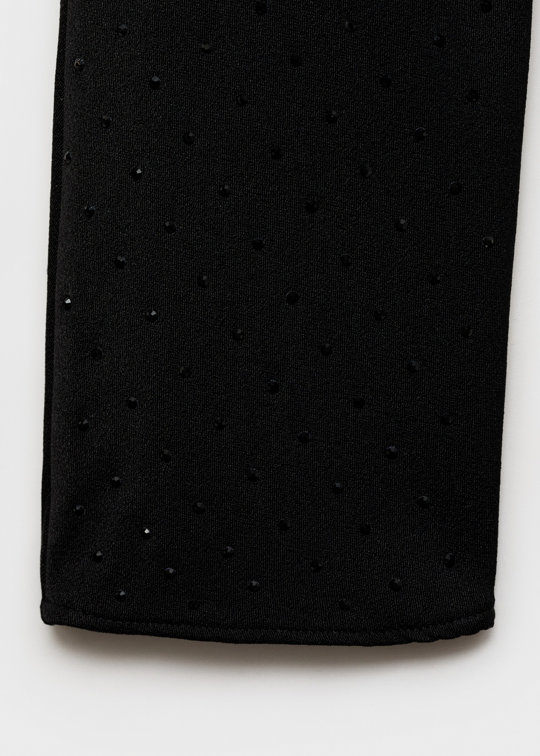Asymmetrische Paillettenbluse - Detail des Artikels 0, Schwarz. Ref: 77039054-00.