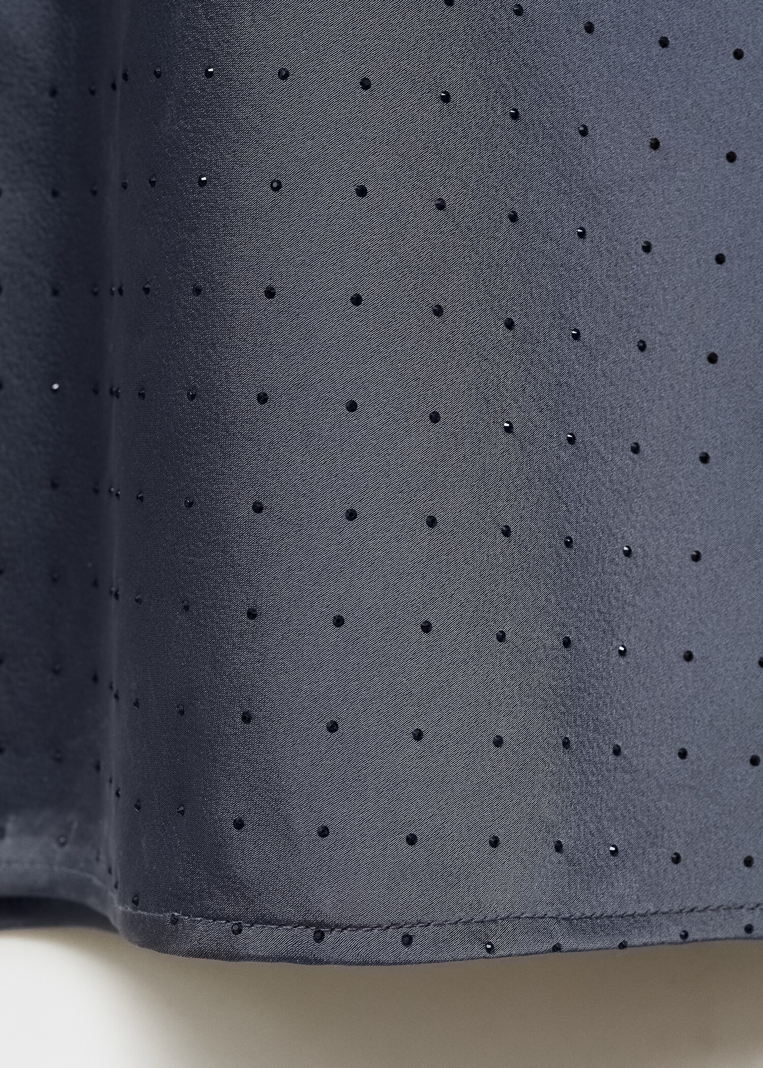 Lingerie dress with rhinestone details - Details of the article 0